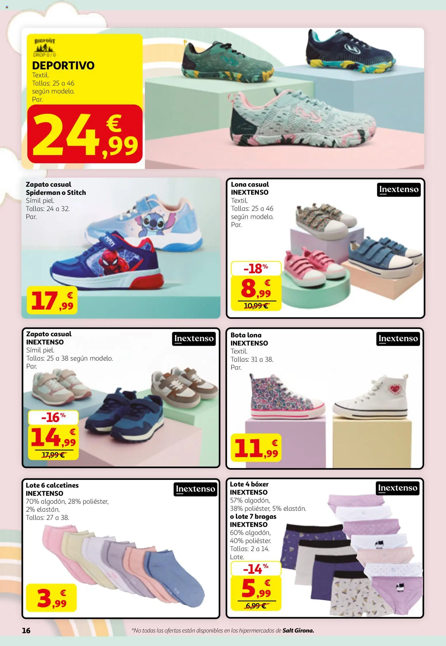 Alcampo  HPU Actívate en Primavera │ válido desde el 12.03.2026 | Página: 16 | Productos: Bragas