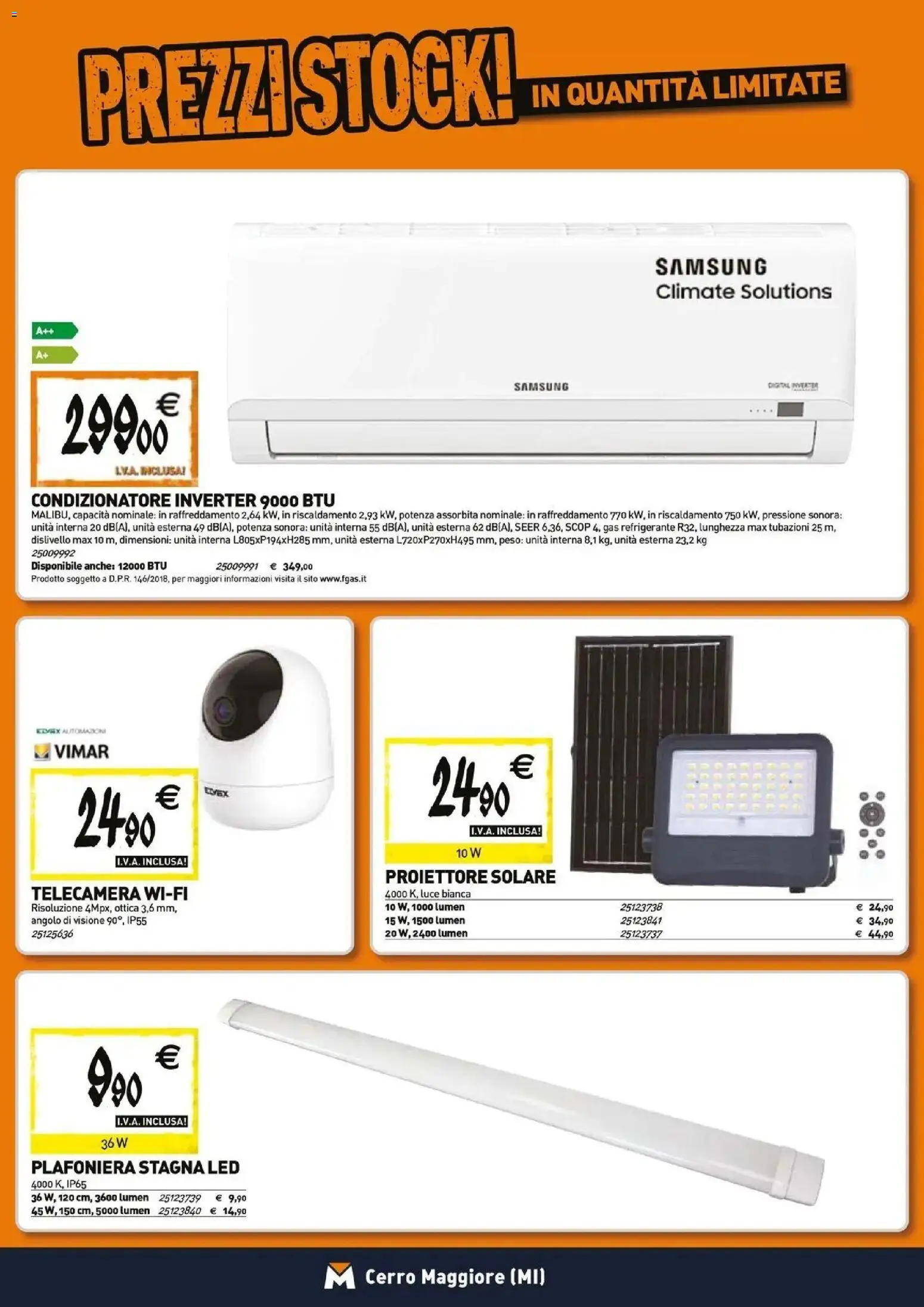 Volantino TECNOMAT del 26.03.2026 | Pagina: 13 | Prodotti: Condizionatore, Samsung