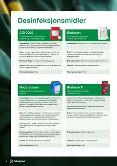 Forhåndsvisning av Felleskjøpet Desinfeksjonsmidler til husdyrrom gyldig fra 02.01.2026 | Side: 6