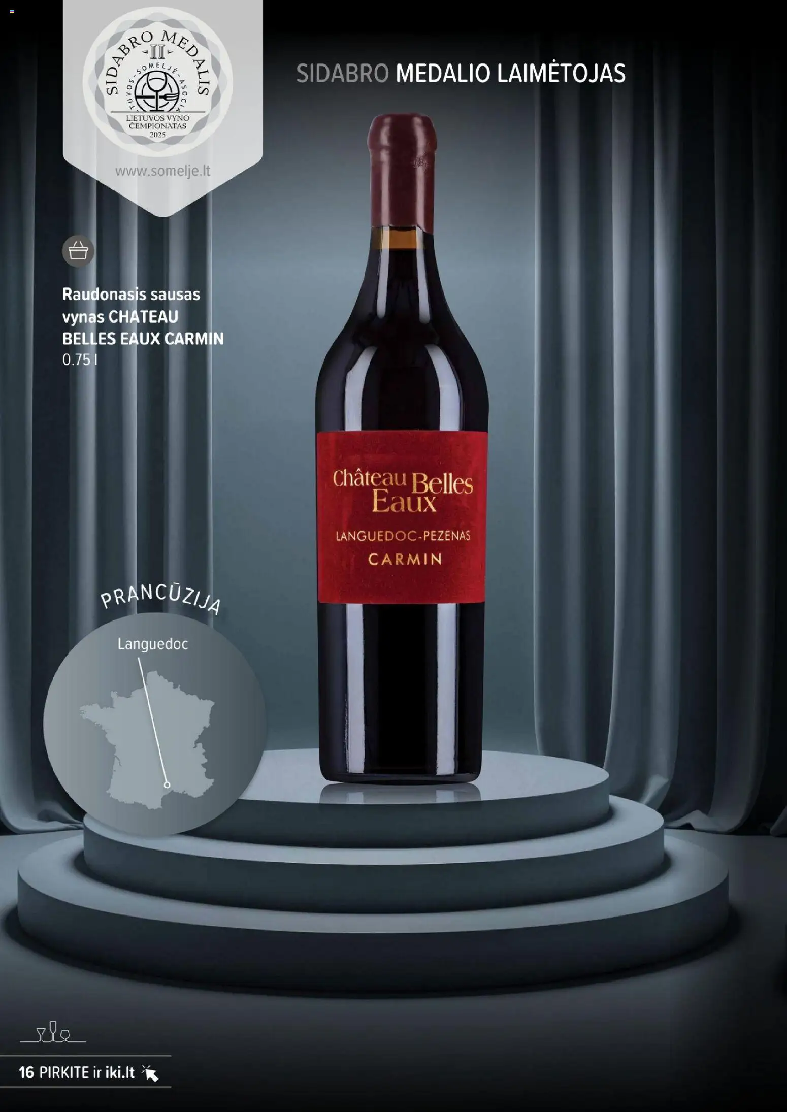 IKI akcijos nuo 12.12.2025 | Puslapis: 16 | Prekių: Vynas