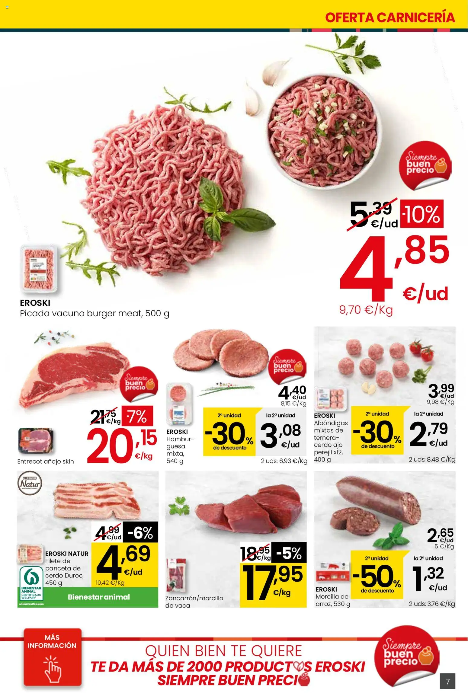 Eroski - Más de 2000 productos siempre a buen precio │ válido desde el 15.01.2026 | Página: 7 | Productos: Ηλεκτρικός φούρνος, Cerdo, Té, Filete