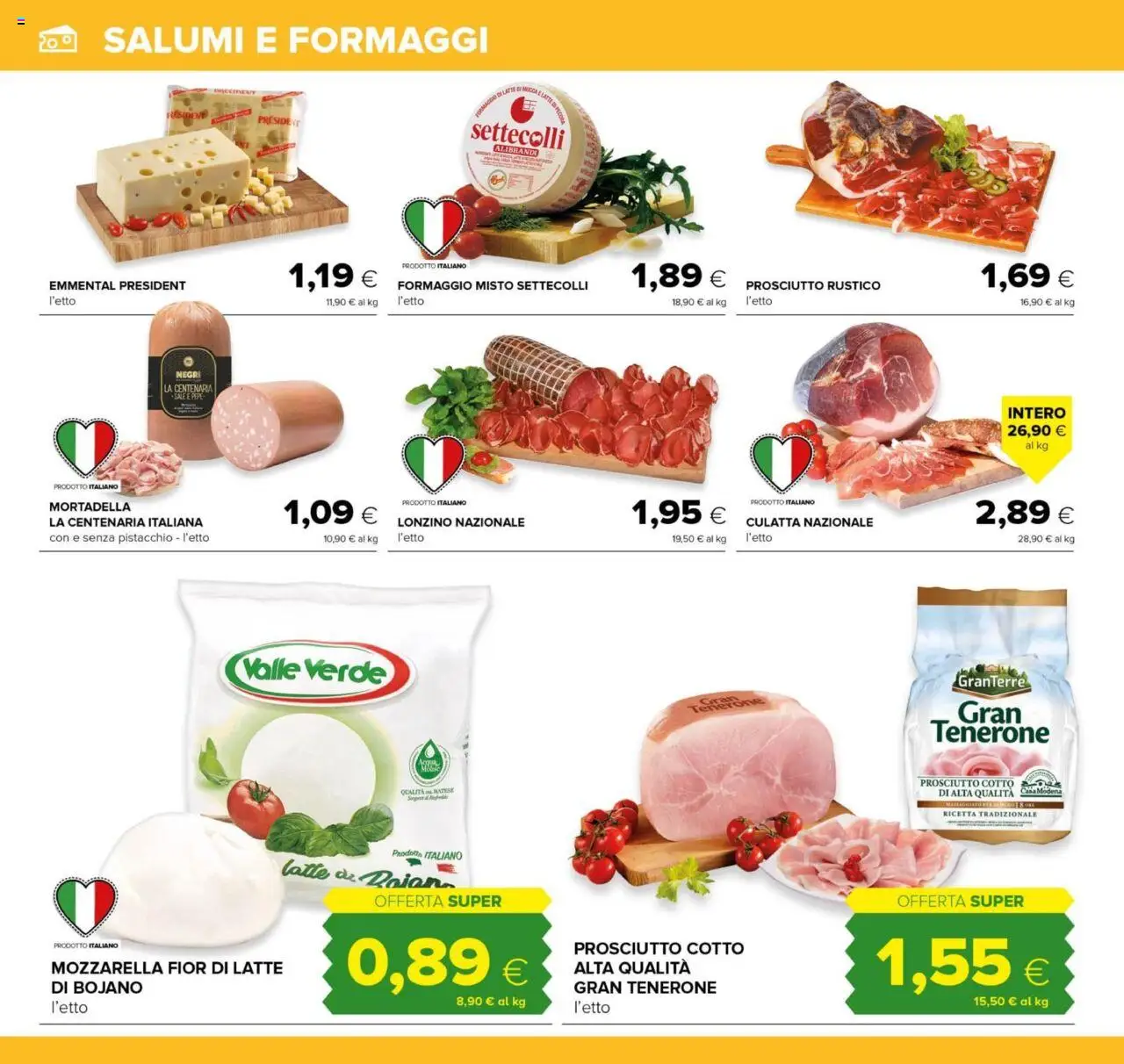 Volantino Tigre del 13.09.2025 | Pagina: 10 | Prodotti: Sale, Latte, Formaggio, Mortadella