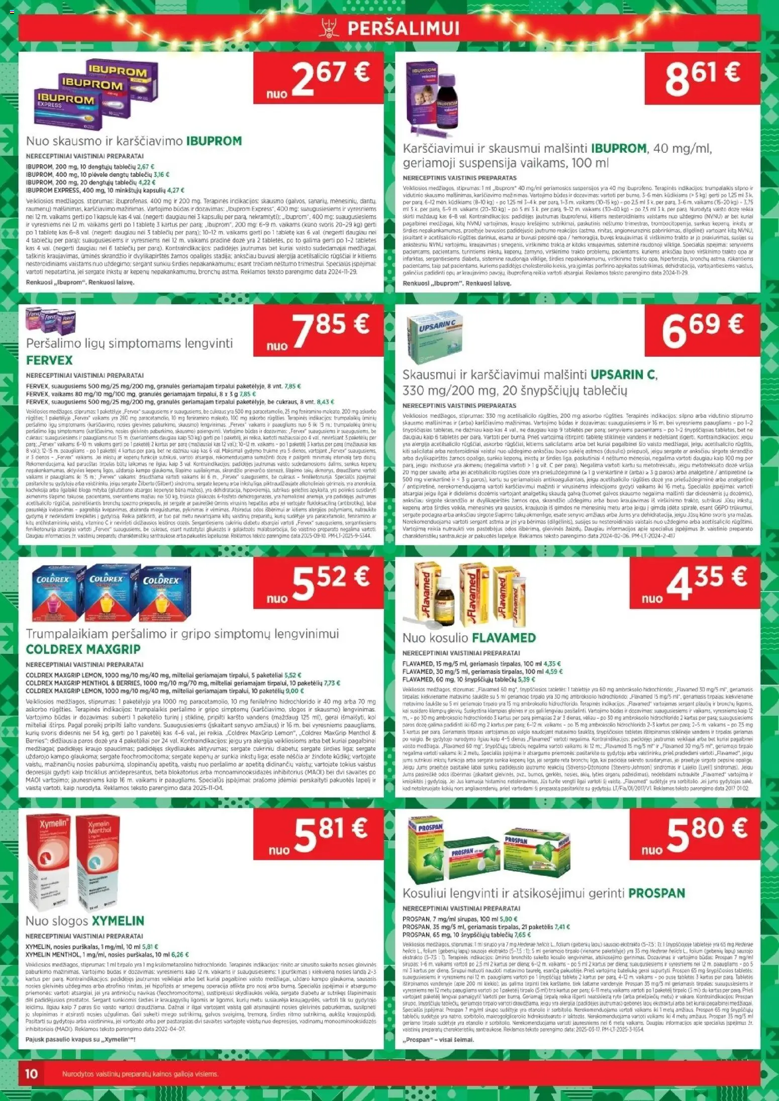 EUROVAISTINĖ akcijos nuo 01.12.2025 | Puslapis: 10