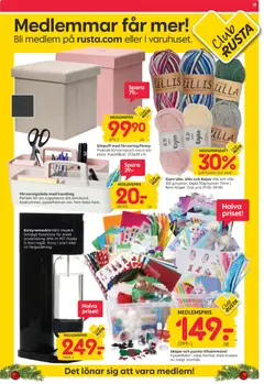 Rusta - erbjudanden - Förhandsvisning av reklamblad från butik Rusta aktuell från 03.11.2025 | Sida: 15 | Produkter: Kolsyremaskin