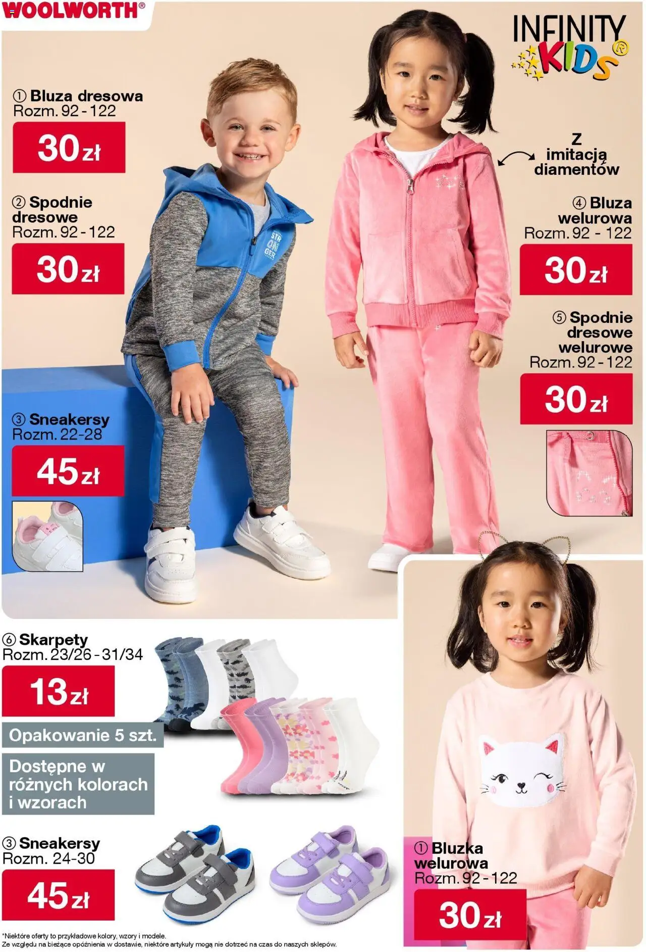 Woolworth Gazetka od 22.08.2025 | Strona: 4 | Produkty: Bluzka, Spodnie, Skarpety