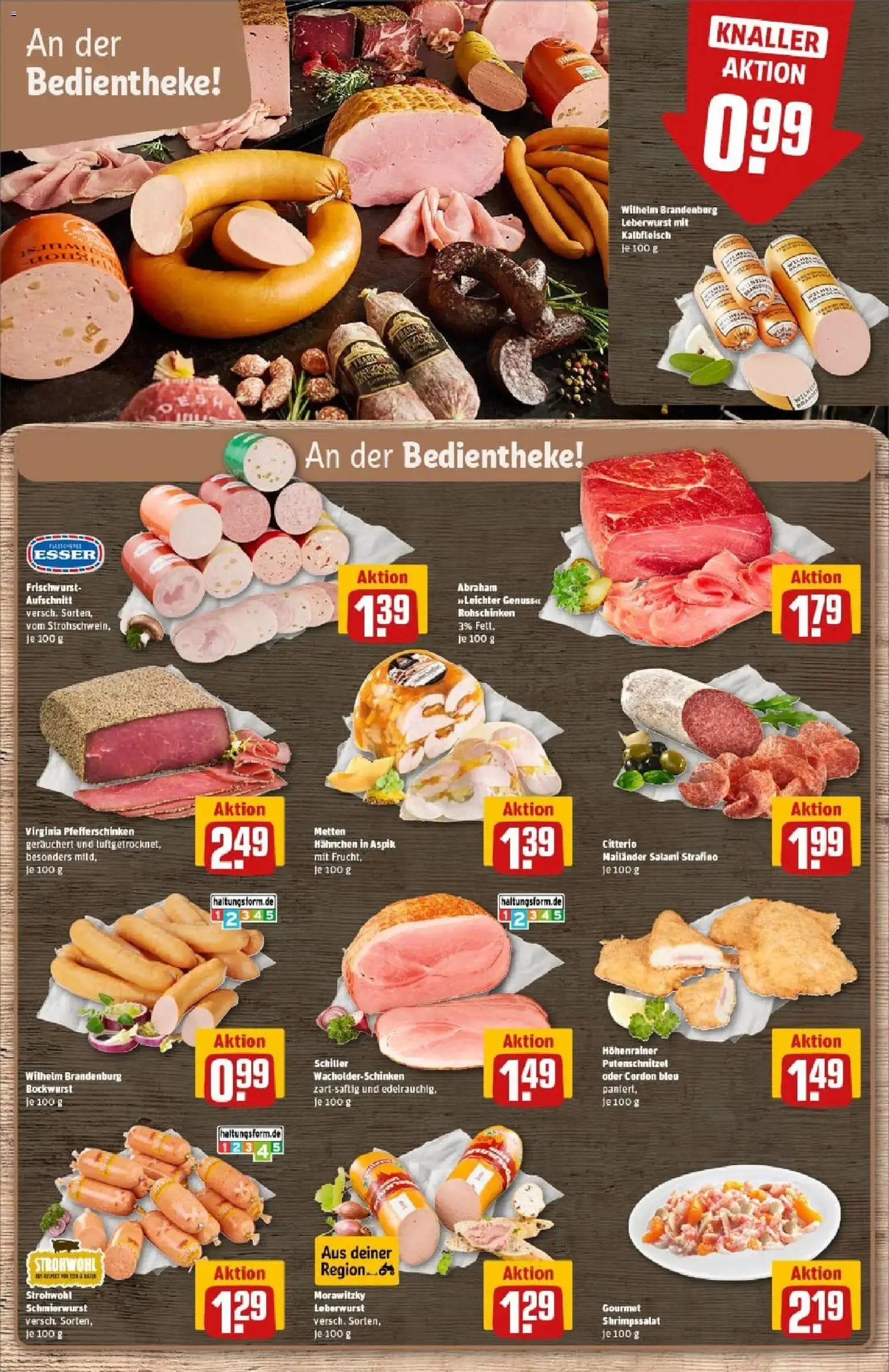 Rewe prospekt Niederzier / Huchem	 – gültig ab 26.01.2026 | Seite: 12 | Produkte: Hahnchen, Putenschnitzel, Salami, Morawitzky