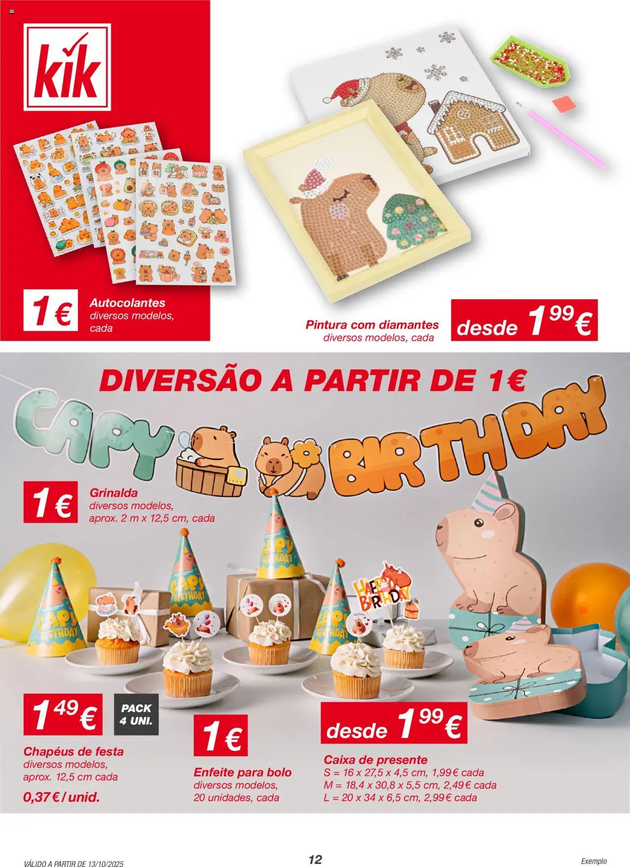 KIK folheto │ válido de 20.10.2025 | Página: 12 | Produtos: Bolo, Caixa