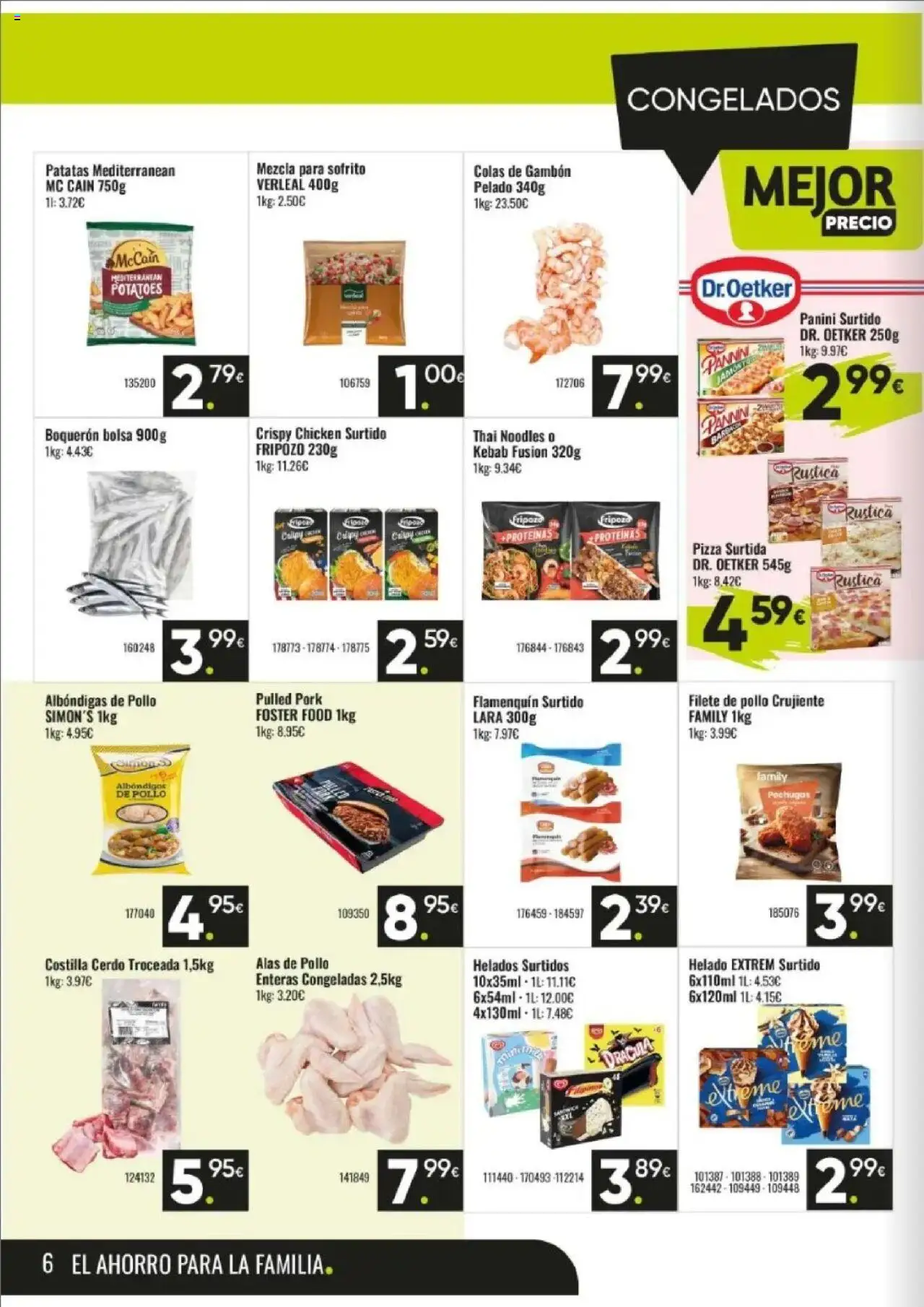 Family Cash folleto │ válido desde el 09.06.2025 | Página: 6 | Productos: Pizza, Cerdo, Bolsa, Filete