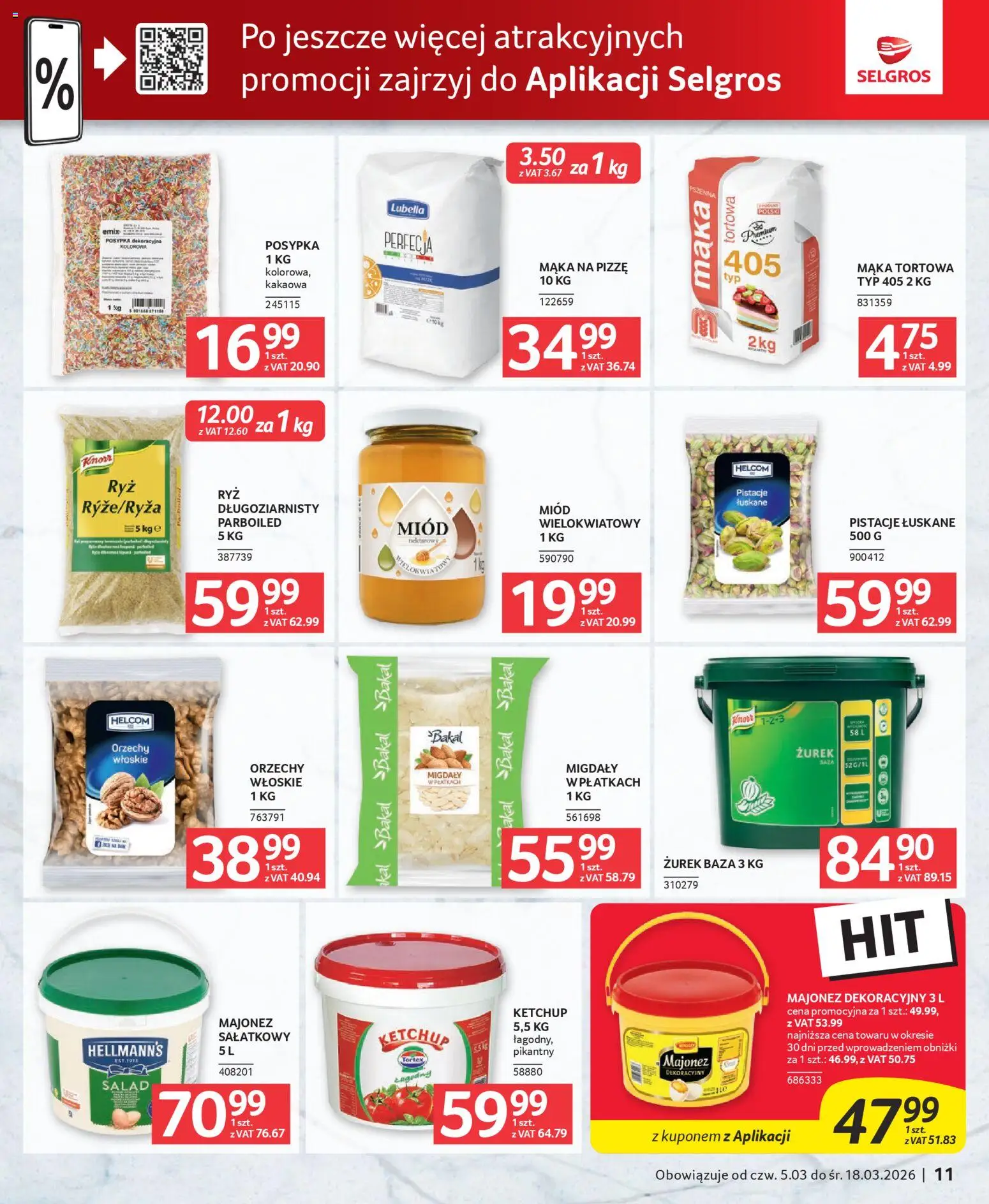 Selgros cash&carry gazetka - Oferta dla gastronomii od 05.03.2026 | Strona: 11