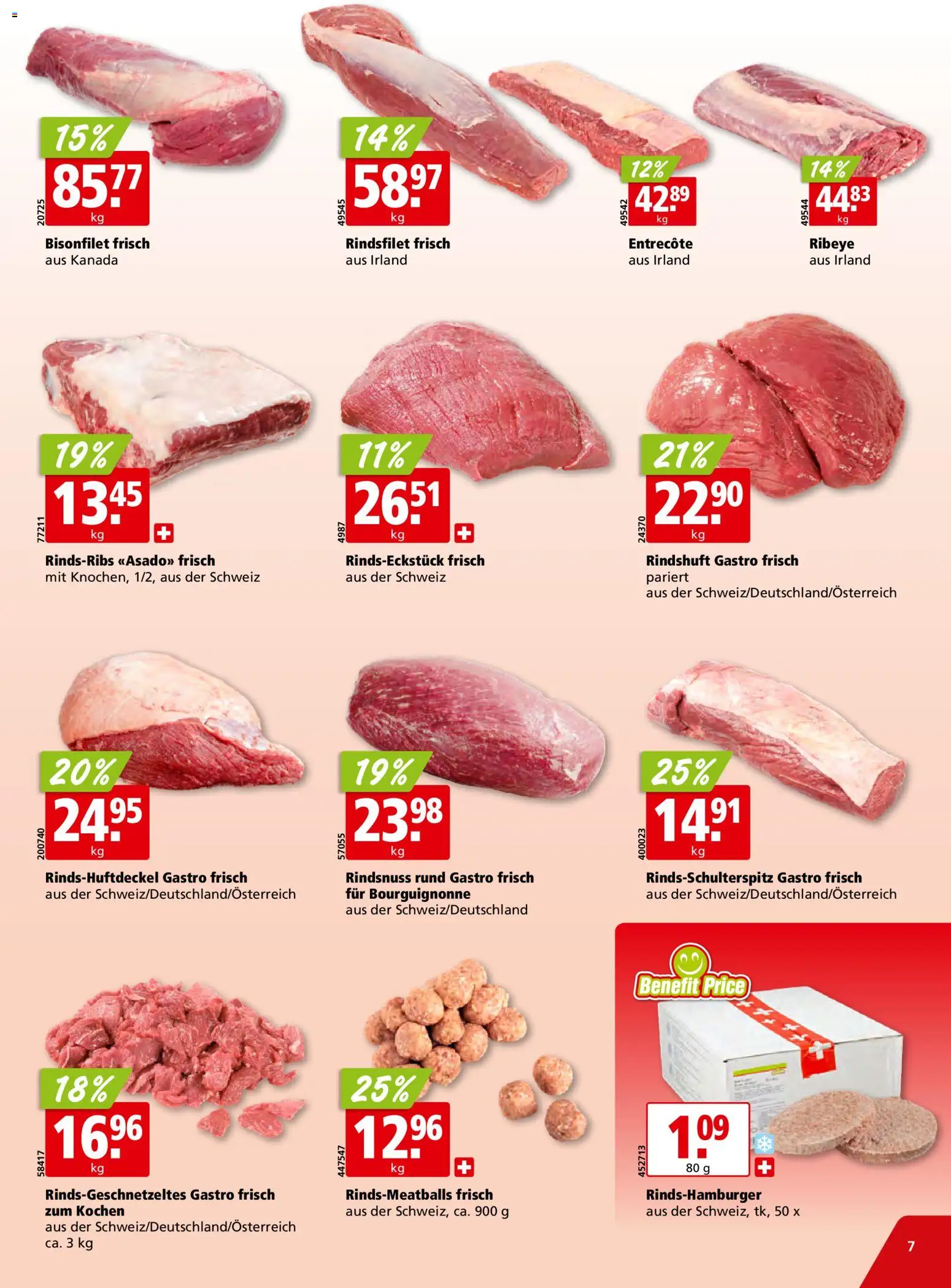 Aligro Aktionen Schlieren, Gossau SG, Frauenfeld, Rapperswil-Jona, Sargans, Bern, Brüttisellen, Pratteln, Emmen, Spreitenbach – gültig ab 01.12.2025 | Seite: 7