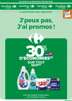 Carrefour City - Prévisualisation de Carrefour City J'peux pas j'ai promos valide à partir de 01.01.2026
