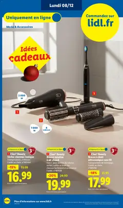 LIDL - Prévisualisation de LIDL catalogue semaine 49 valide à partir de 04.12.2025 | Page: 88 | Produits: Brosse rotative, Sèche-cheveux, Brosse