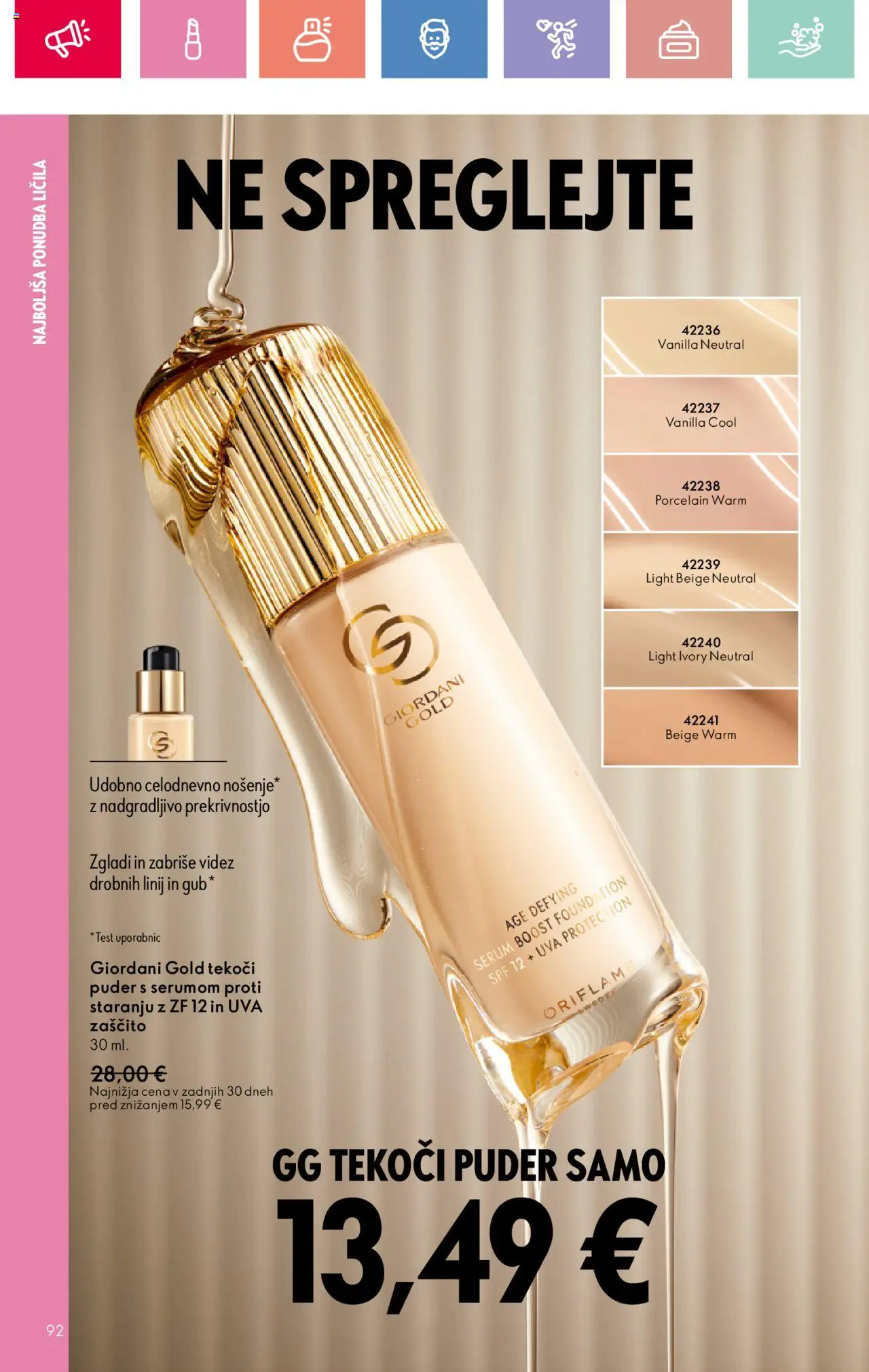 Oriflame katalog 11 │ velja od 03.08.2025 | Stran: 92 | Izdelki: Licila, Puder
