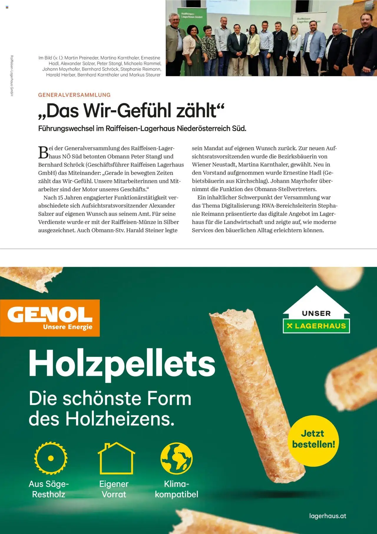 Lagerhaus Unser Land Oktober 2025 gültig ab 01.11.2025 | Seite: 15