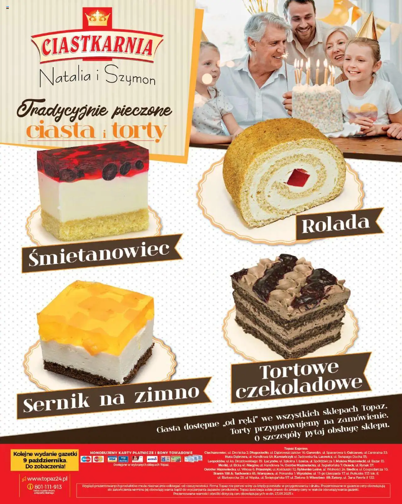 Topaz Gazetka - Express od 02.10.2025 | Strona: 28 | Produkty: Rolada