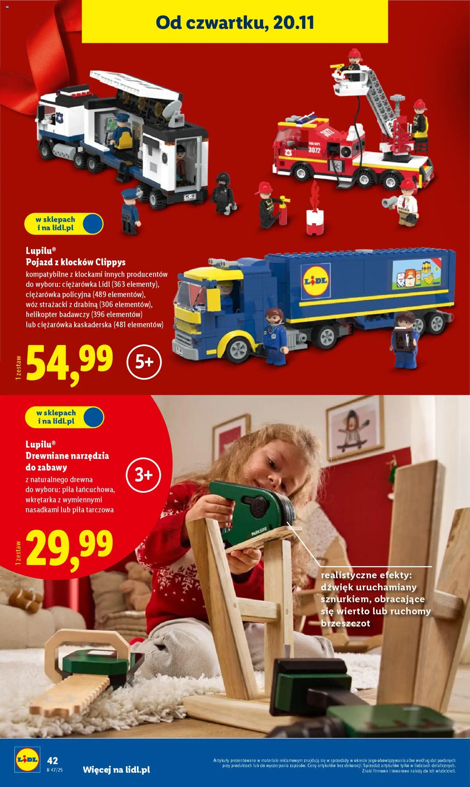 Lidl Katalog zabawek od 03.11.2025 | Strona: 42 | Produkty: Drabina