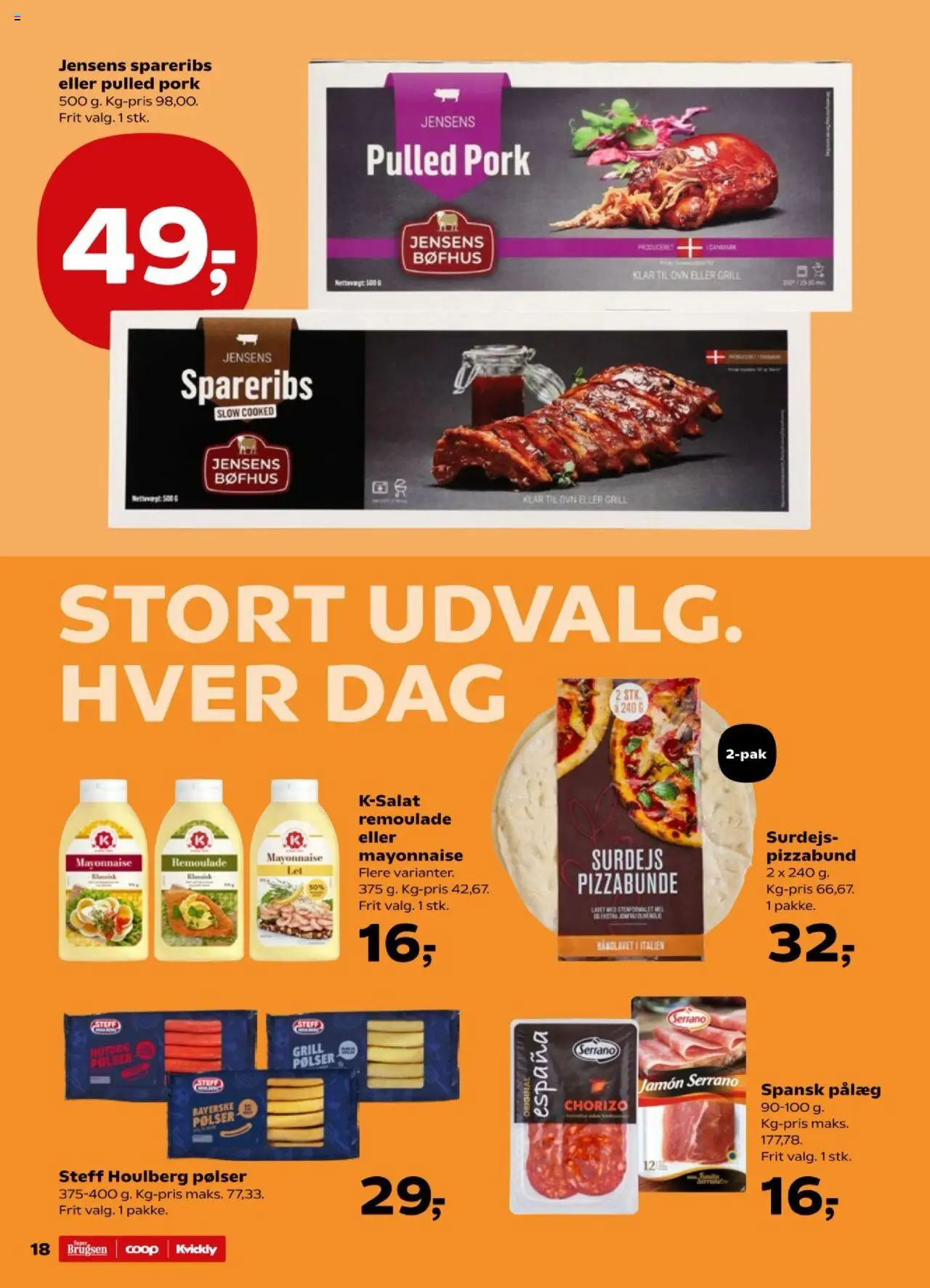 Kvickly tilbudsavis – gyldig fra 12.09.2025 | Side: 20 | Produkter: Pølser, Pålæg, Spareribs, Grill