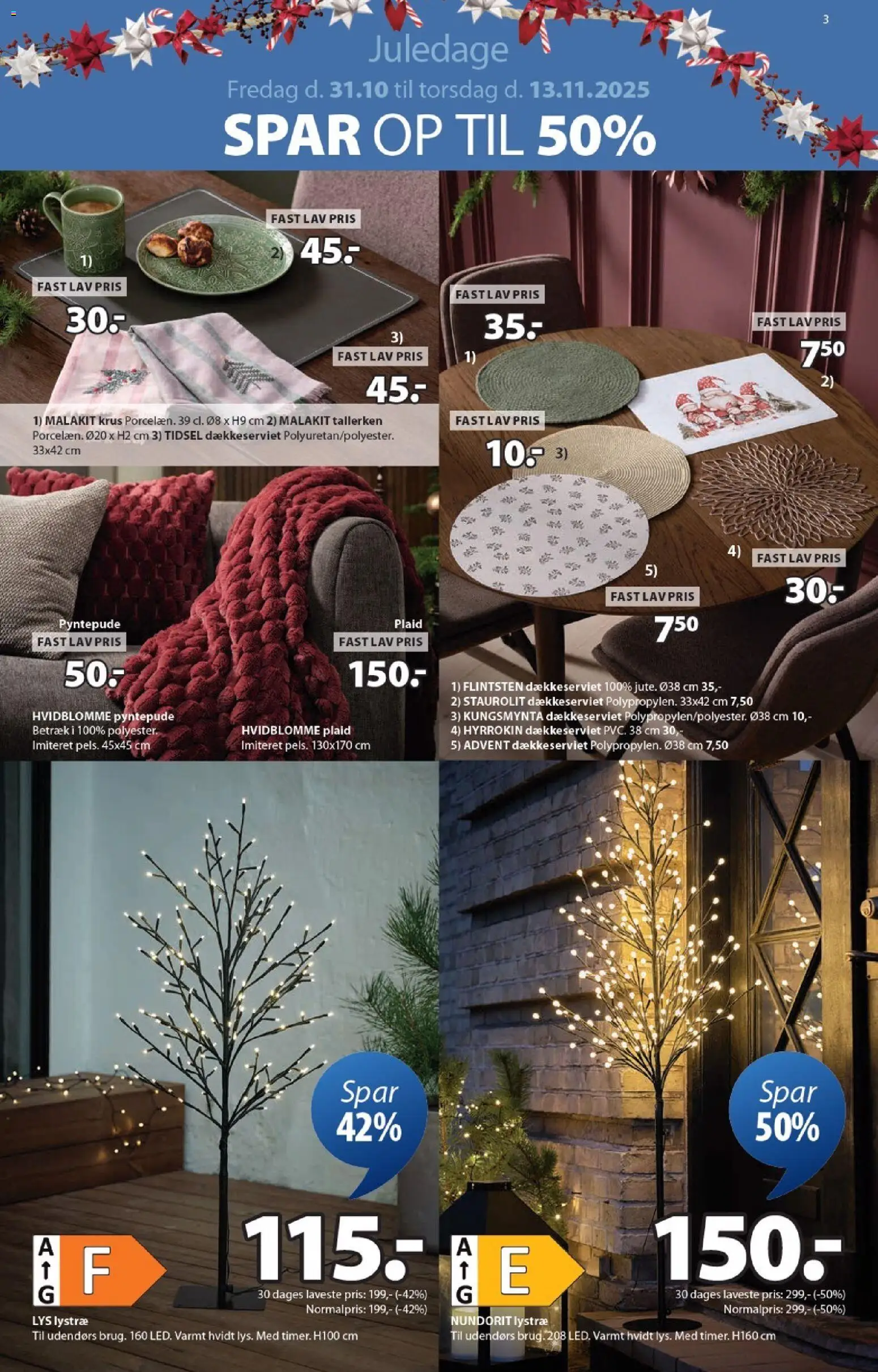 JYSK tilbudsavis – gyldig fra 31.10.2025 | Side: 3
