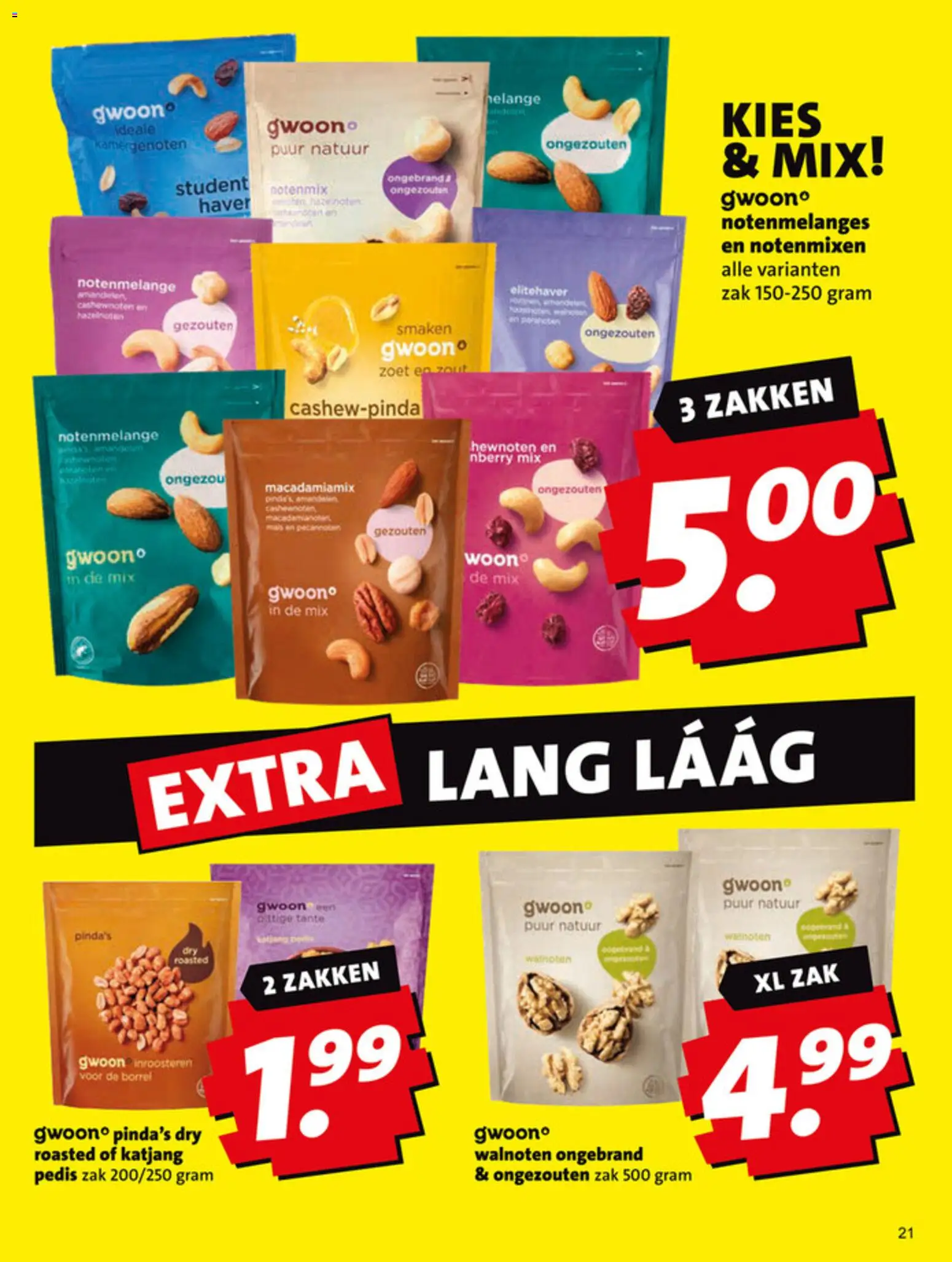 {H1} | Pagina: 21 | Producten: Zak, Haver, Cashewnoten