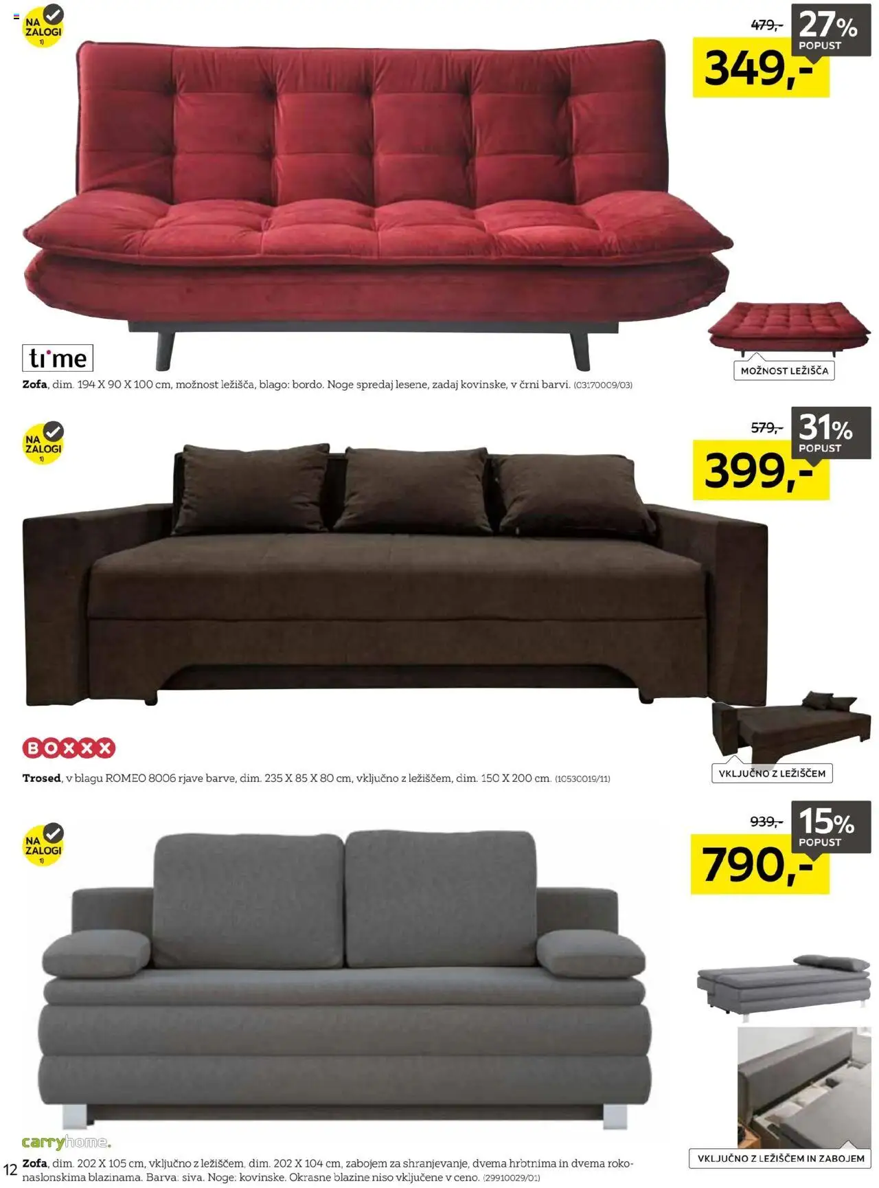 Novi XXXL Lesnina katalog ponudbe – veljaven od 01.09.2025 | Stran: 12 | Izdelki: Barva