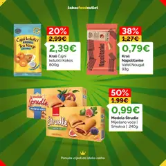 Katalog Žabac - Pregled kataloga iz trgovine Žabac, vrijedi od 02.03.2026 | Stranica: 34 | Proizvodi: Čajni kolutići, Napolitanke, Voće, Štrudle