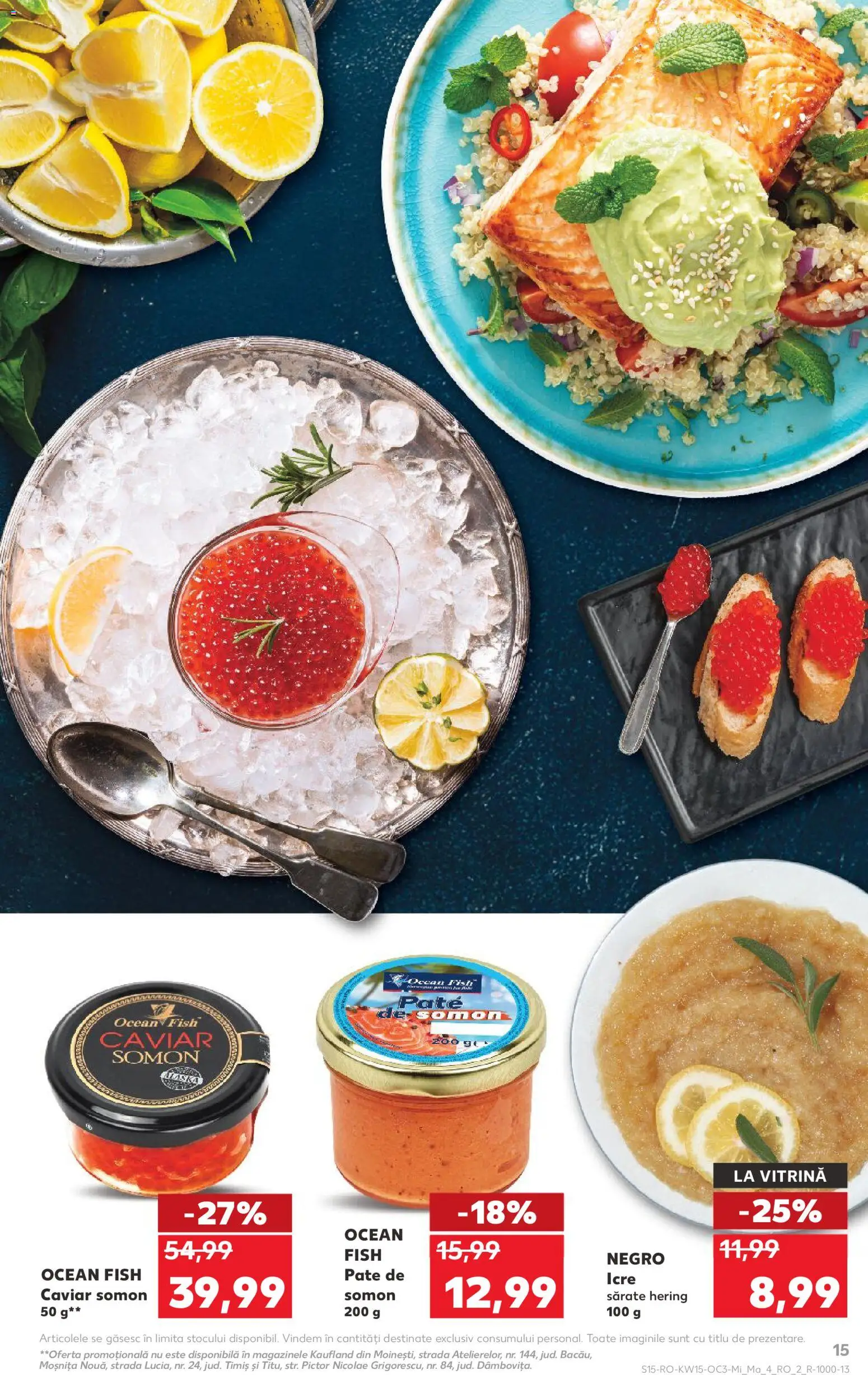 Noul catalog Kaufland – valabil de la 08.04.2026 | Pagină: 15 | Produse: Pate, Vitrină