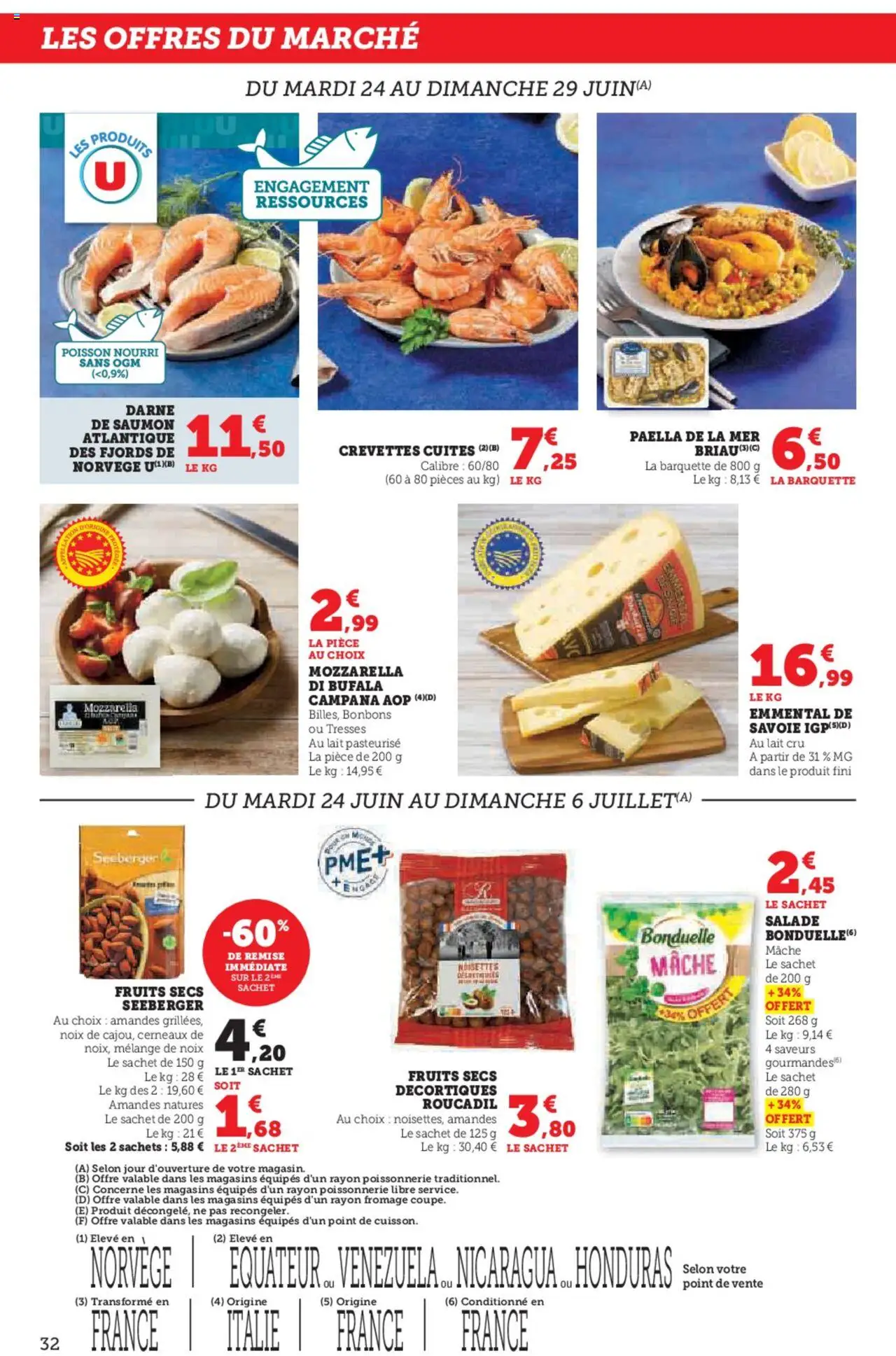  | Page: 32 | Produits: Lait, Poisson, Saumon, Noix