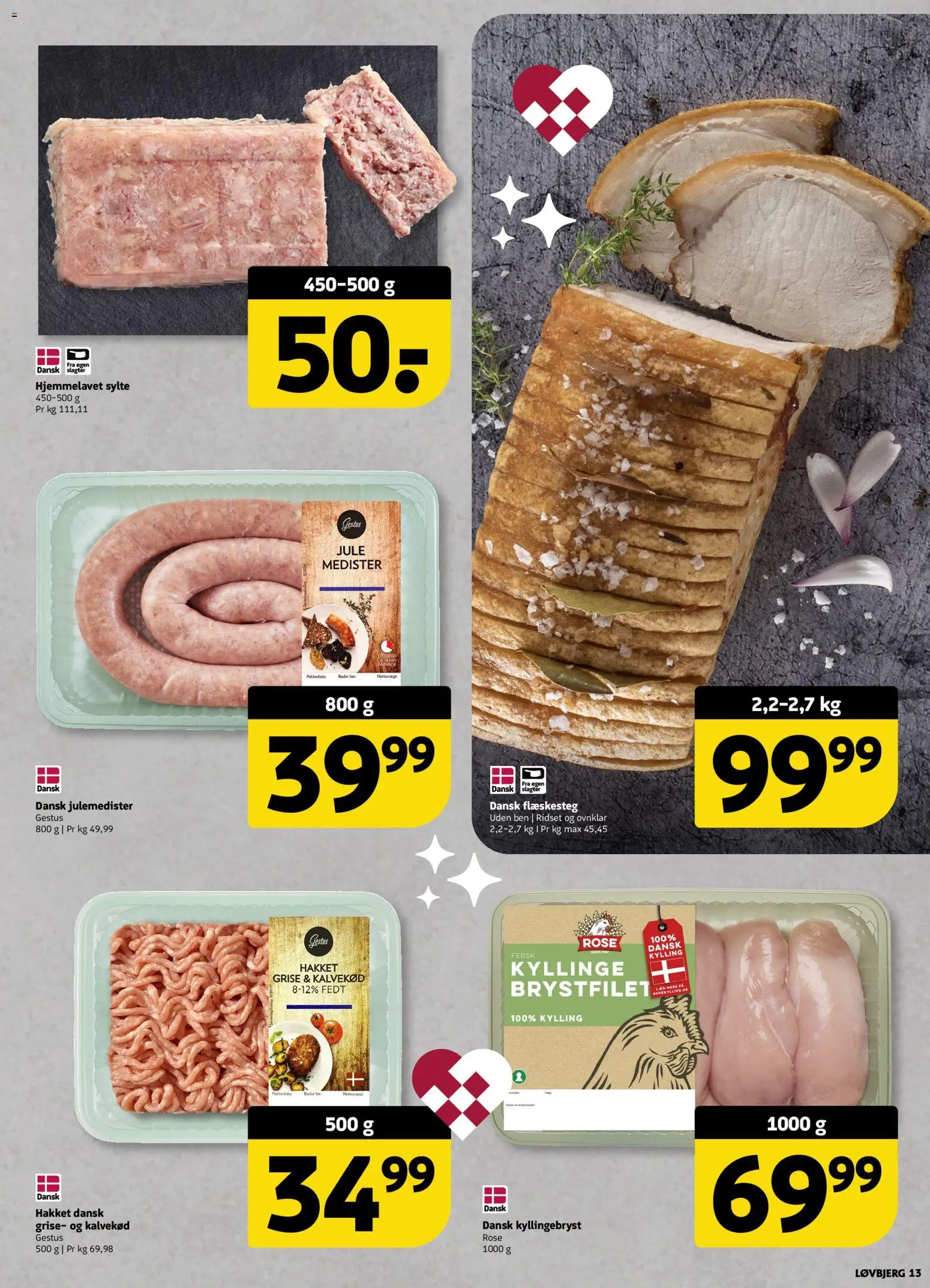 Løvbjerg tilbudsavis – gyldig fra 19.12.2025 | Side: 15 | Produkter: Flæskesteg