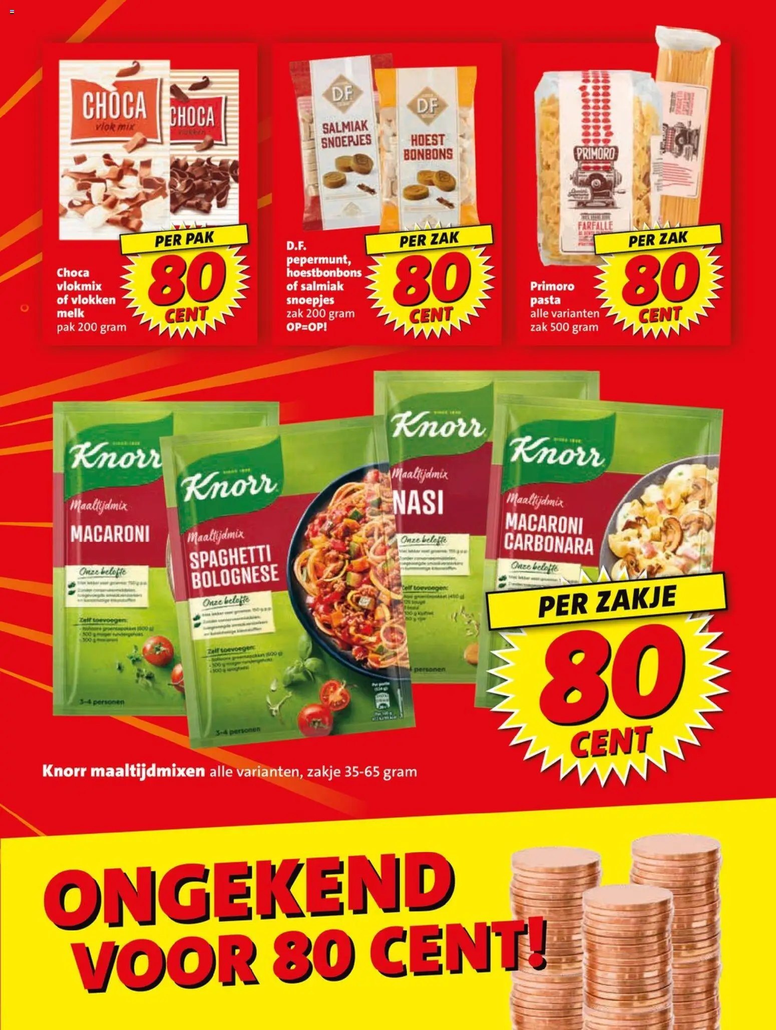 {H1} | Pagina: 13 | Producten: Melk, Vlokken, Macaroni, Zak