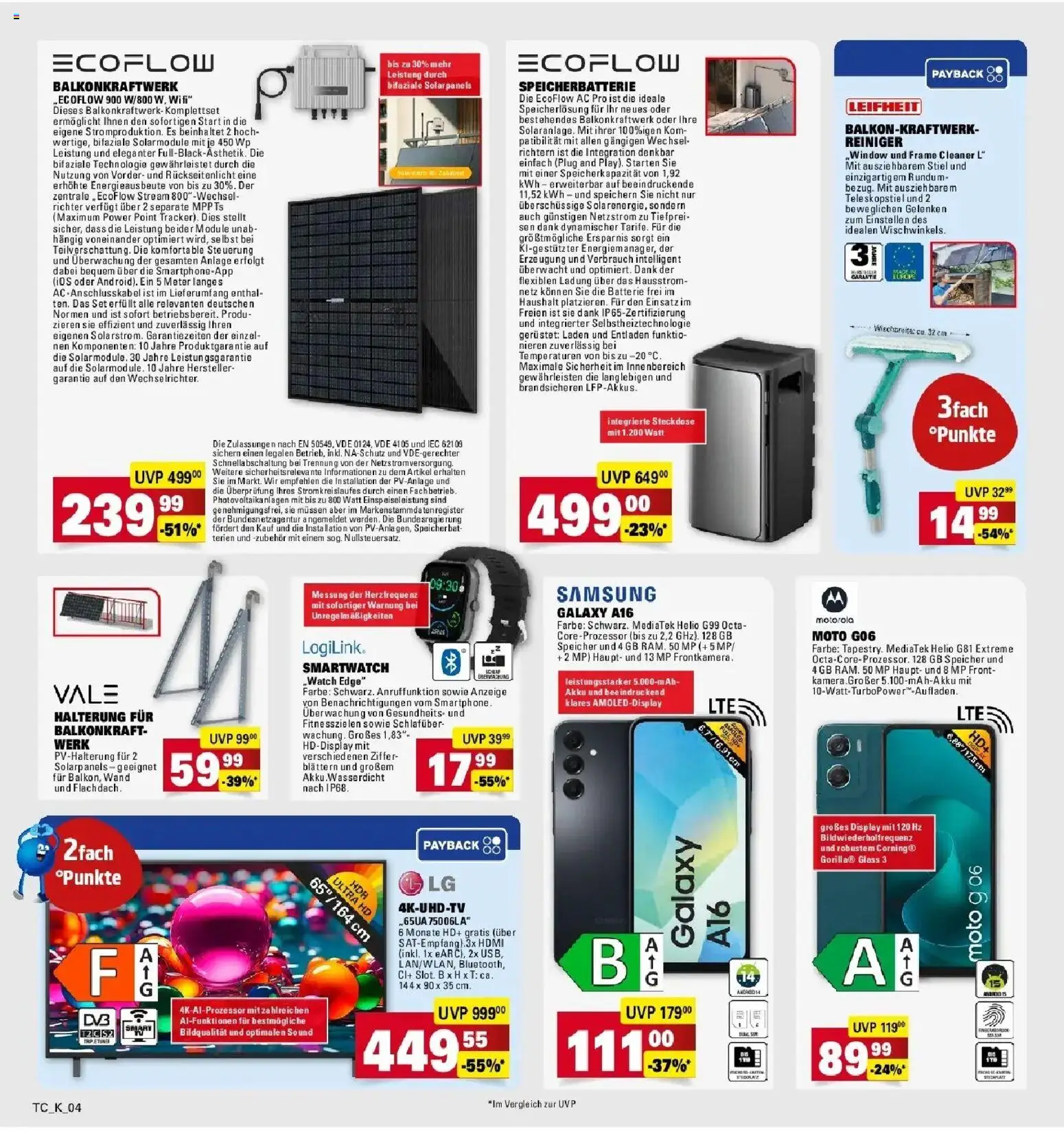 Angebote – gültig ab 27.04.2026 | Seite: 69 | Produkte: Smartwatch, Steckdose, Batterie, Samsung