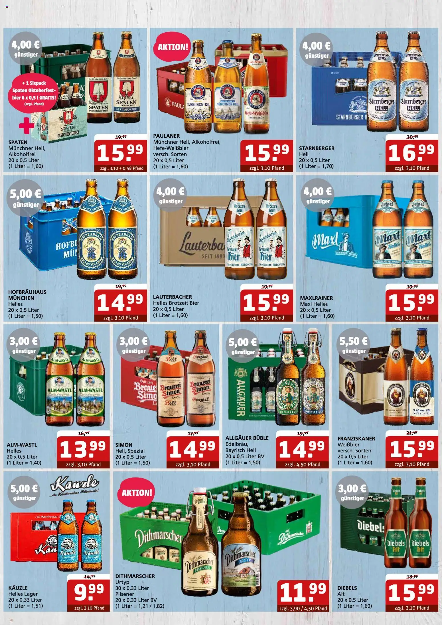 Getränke Quelle Prospekt – gültig ab 27.10.2025 | Seite: 3 | Produkte: Franziskaner, Weißbier, Diebels, Paulaner