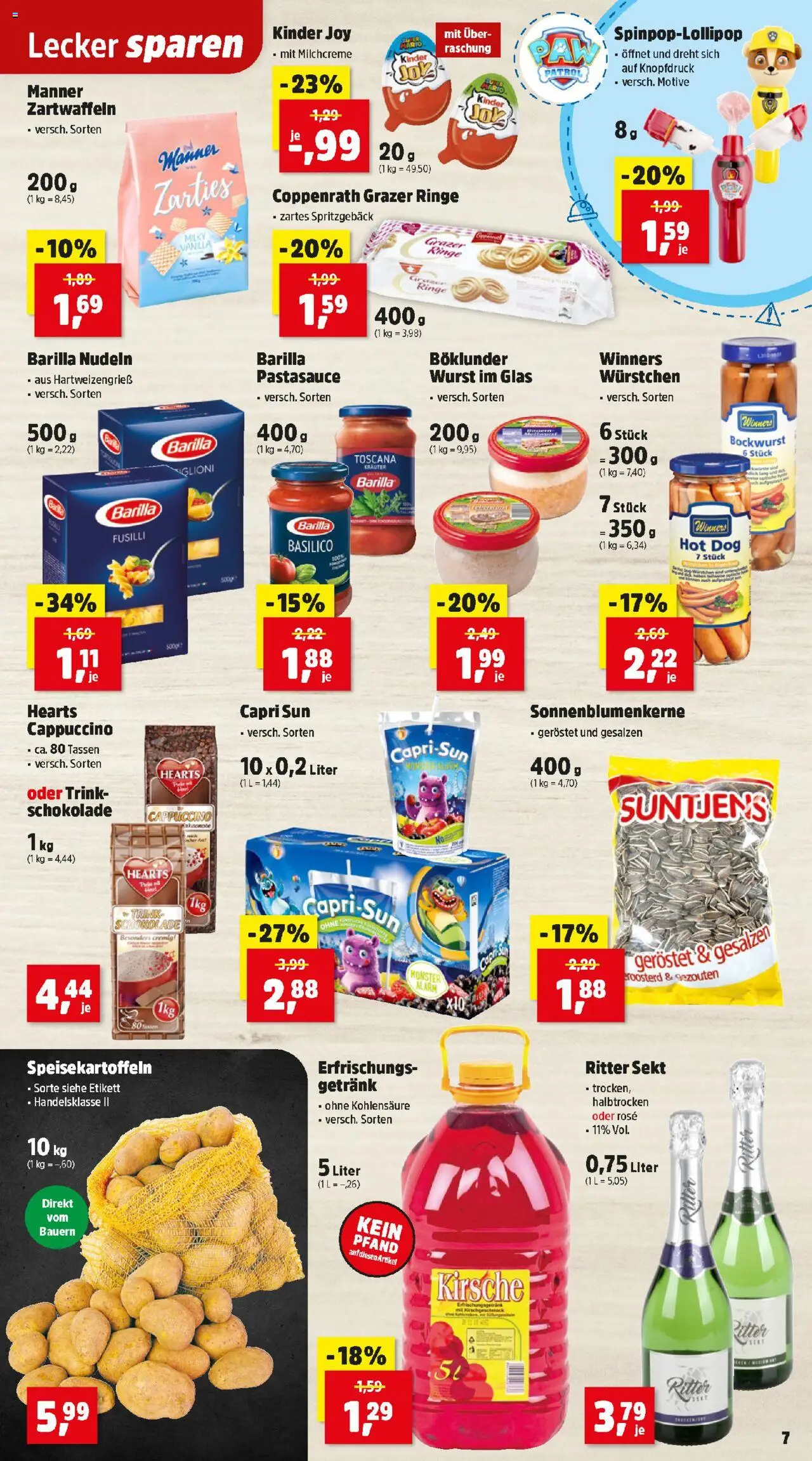 Thomas Philipps Flugblatt gültig ab 04.08.2025 | Seite: 8 | Produkte: Wurst, Schokolade, Nudeln