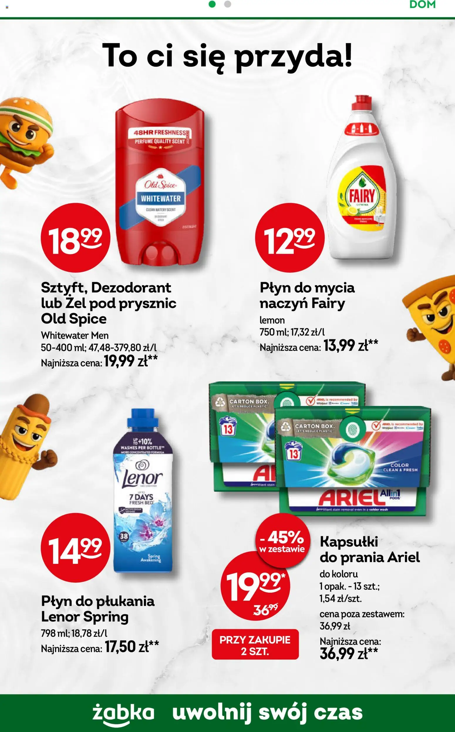 Żabka Black Friday od 19.11.2025 | Strona: 68 | Produkty: Fairy, Żel pod prysznic, Dezodorant, Old spice