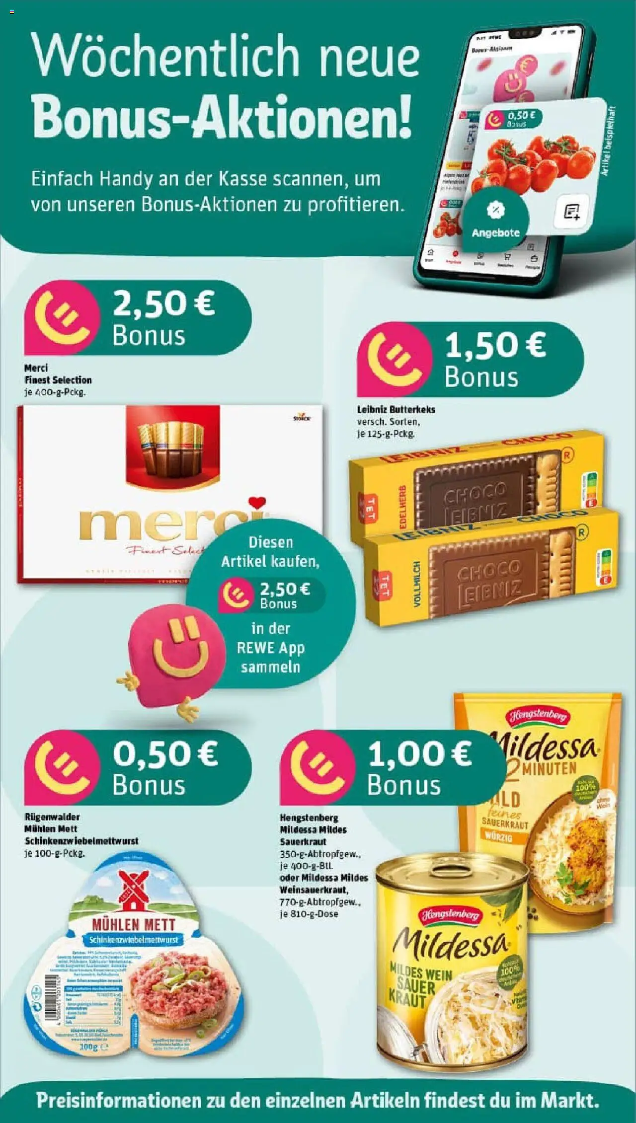 Rewe prospekt Münster	 – gültig ab 13.10.2025 | Seite: 2 | Produkte: Merci, Kraut, Wein