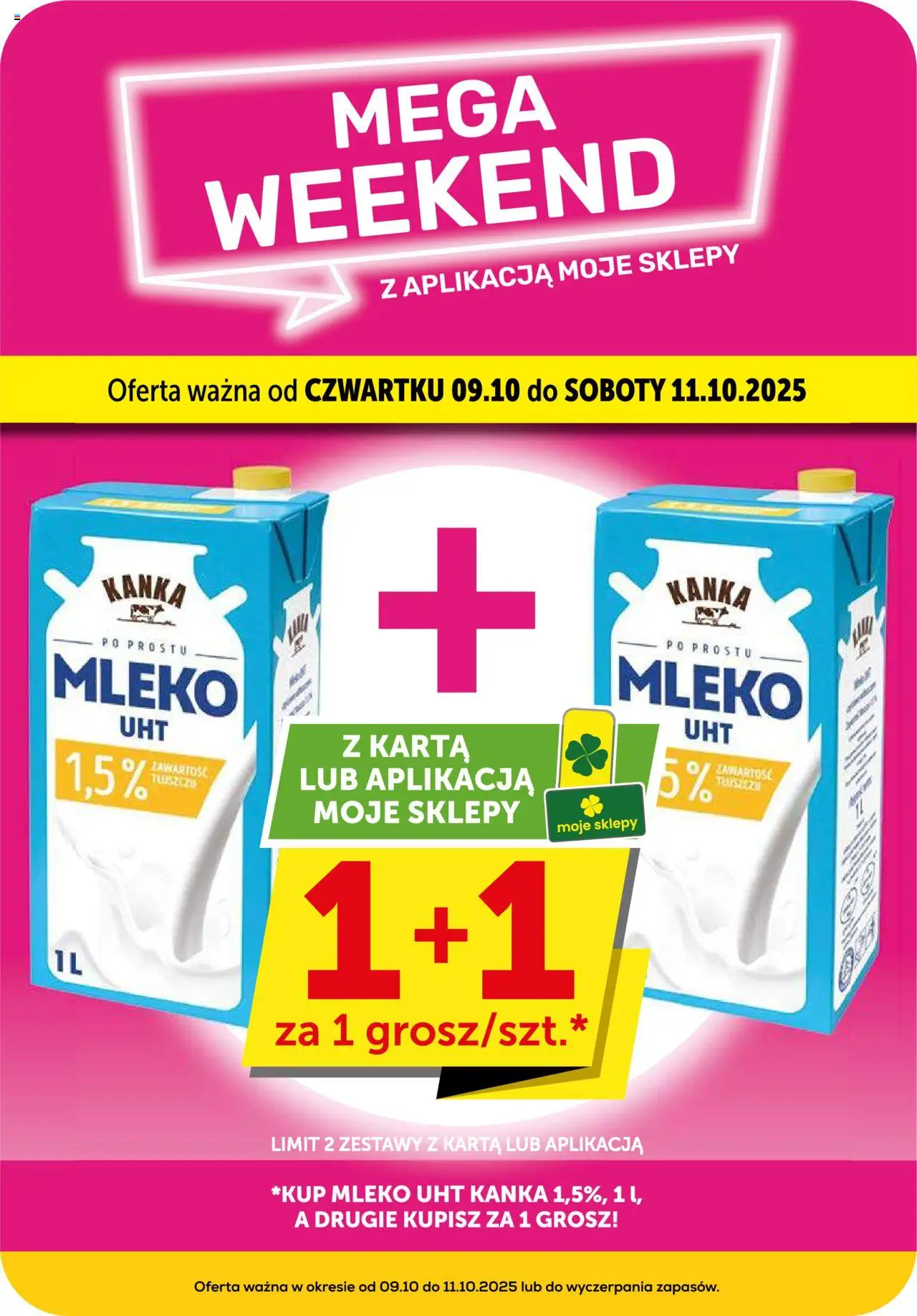 Euro Sklep Gazetka od 02.10.2025 | Strona: 37 | Produkty: Karta, Mleko