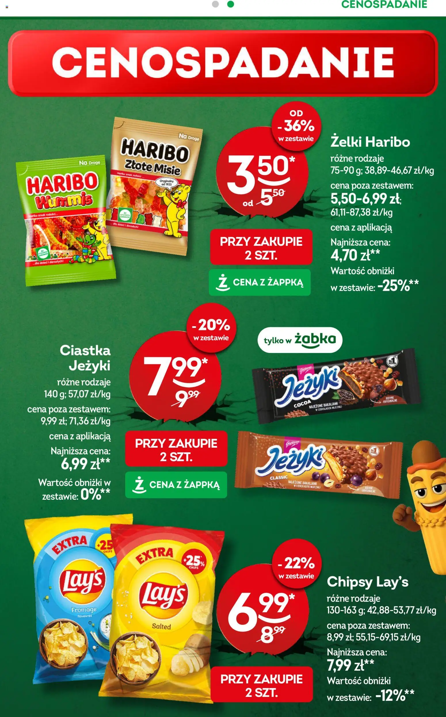 Żabka Gazetka od 05.11.2025 | Strona: 5 | Produkty: Żelki haribo, Chipsy, Żelki, Ciastka