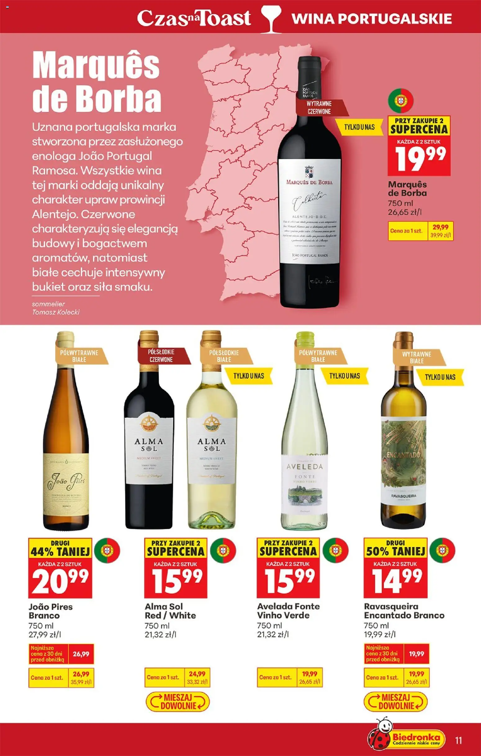 Biedronka gazetka - Czas na toast od 20.04.2026 | Strona: 11