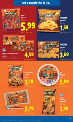 Voćni bomboni, 1200 g, 1 kg = 4.99 - Pregled kataloga iz trgovine Lidl, vrijedi od 13.10.2025 | Stranica: 17 | Proizvodi: Keksi, Bomboni, Kikiriki