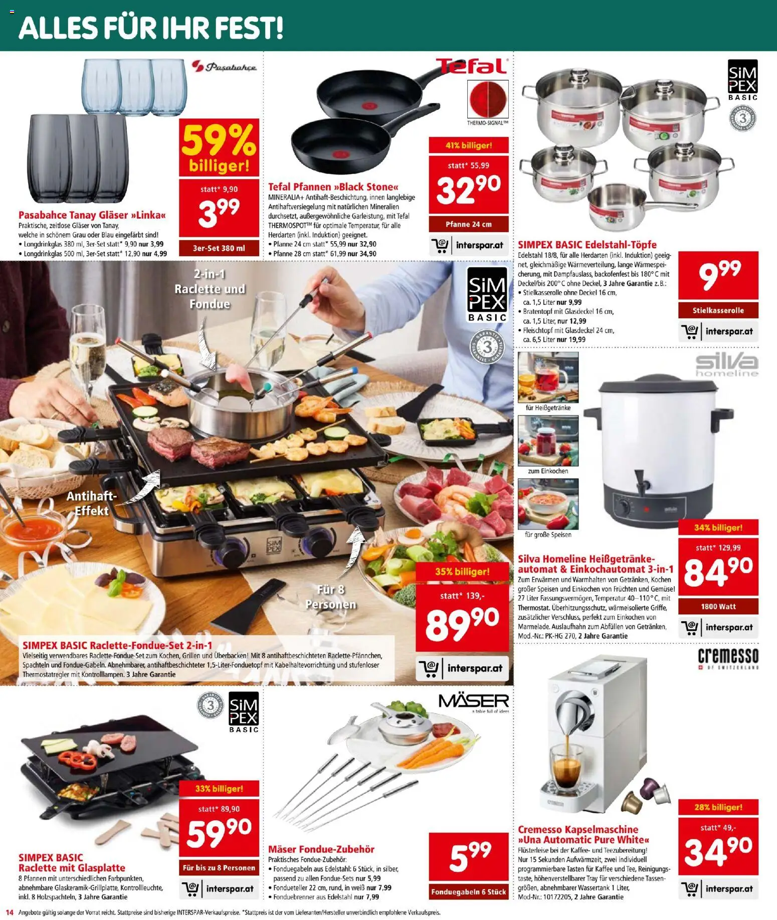 Interspar Flugblatt gültig ab 23.12.2025 | Seite: 14 | Produkte: Gemüse, Kaffee