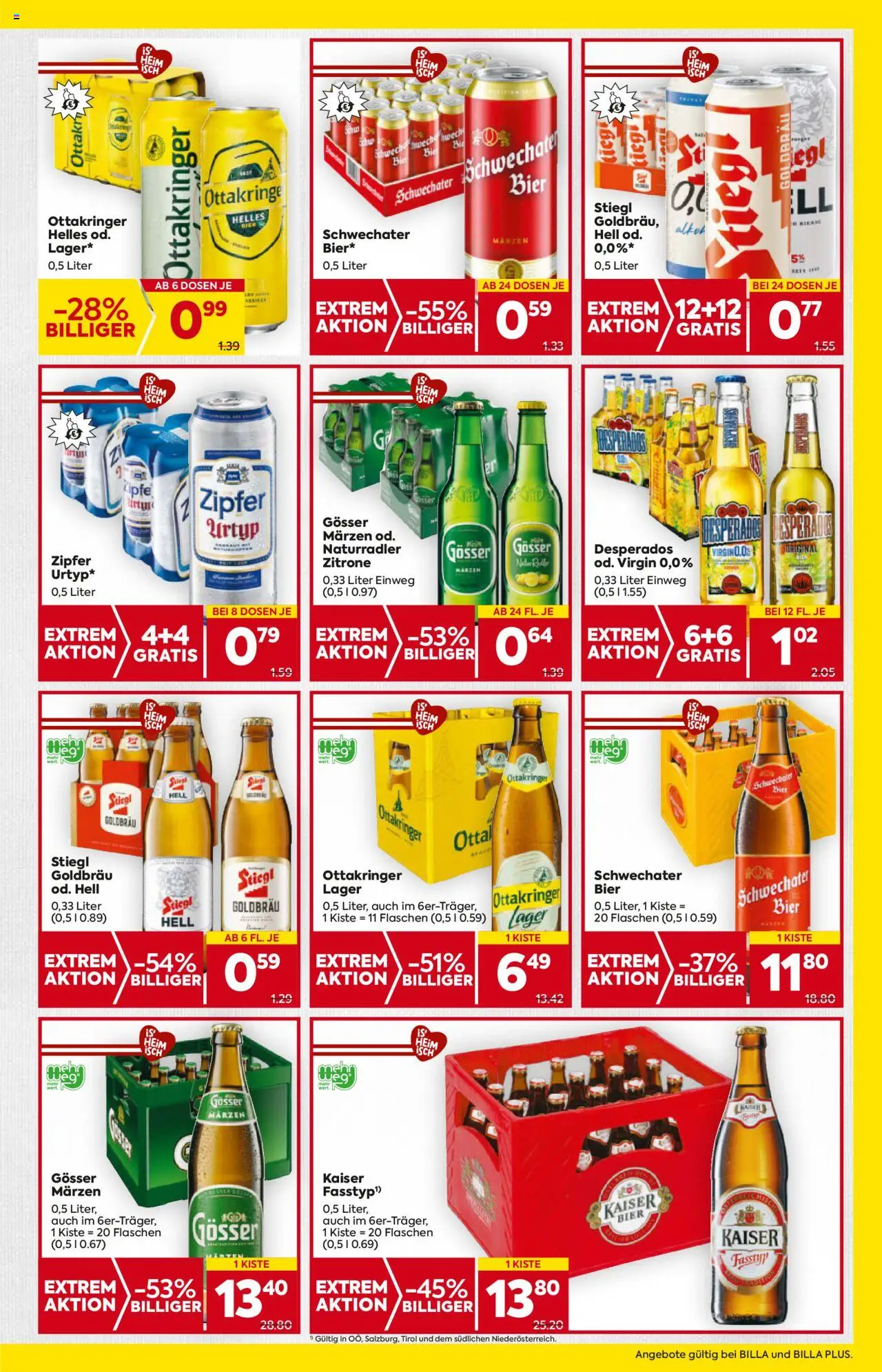 Billa Flugblatt - Tirol gültig ab 09.10.2025 | Seite: 17 | Produkte: Zitrone, Bier