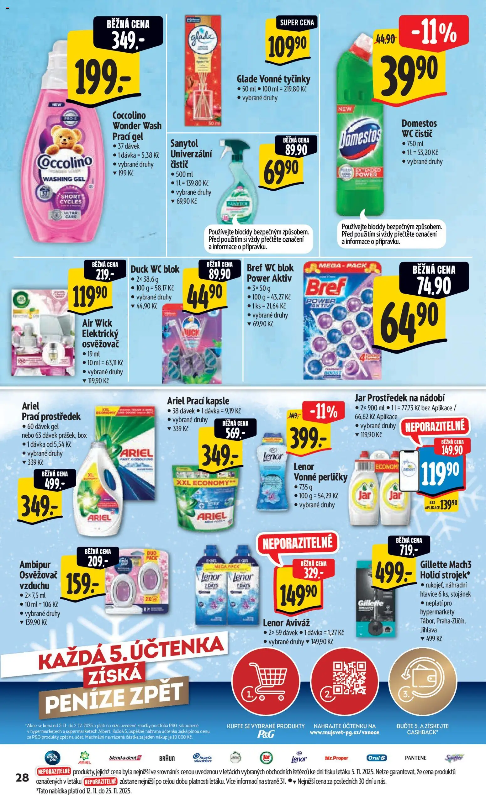 Albert Black Friday od 12.11.2025 | Strana: 37 | Produkty: Nádobí, Ariel, Air Wick, Wc čistič