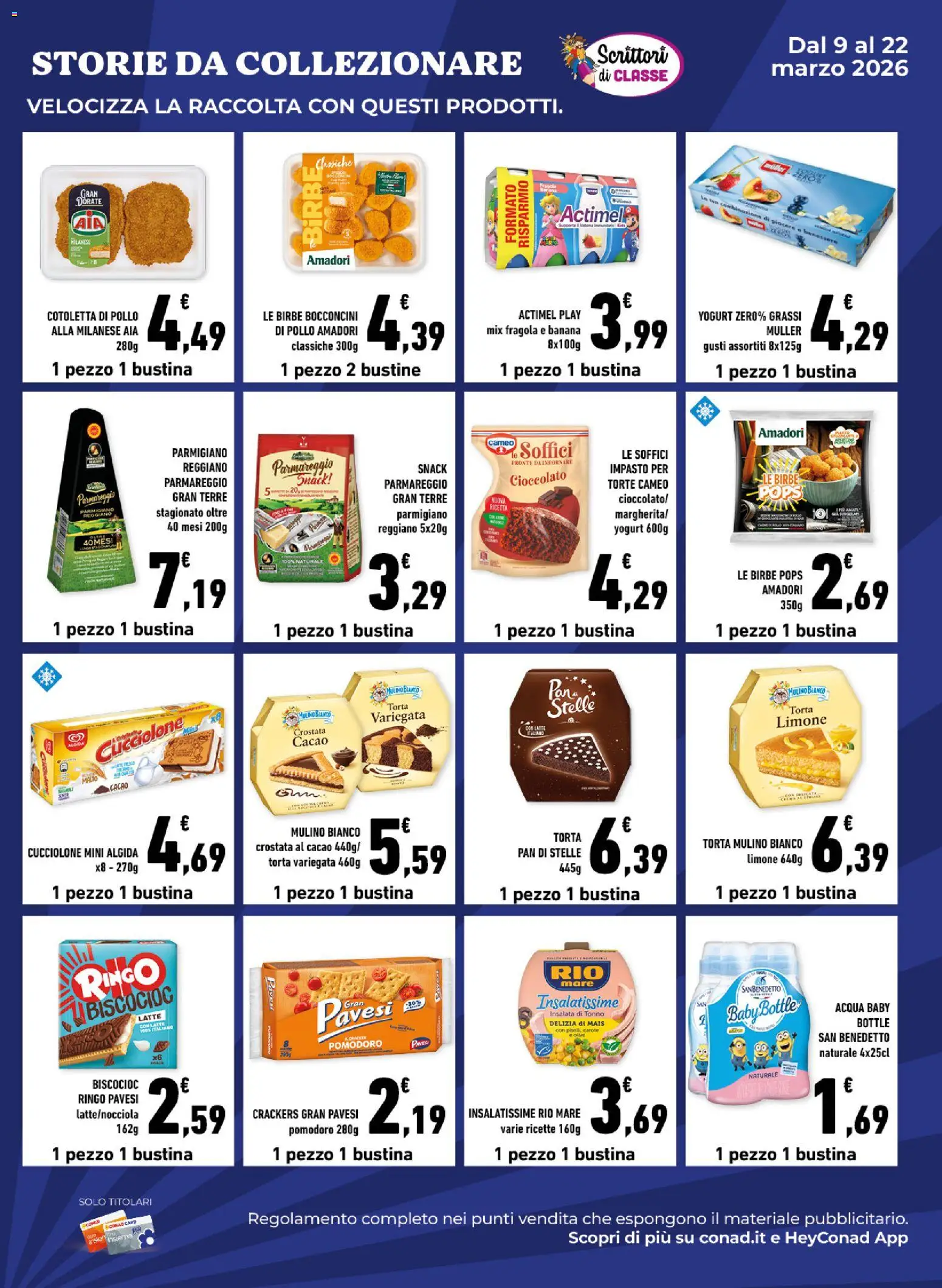 Volantino Conad del 11.03.2026 | Pagina: 15 | Prodotti: Limone, Crackers, Cacao, Parmigiano reggiano