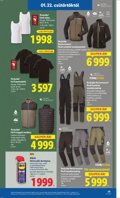 Lidl Akciós újság - amely érvényes a következő dátumtól: 22.01.2026 | Oldal: 25