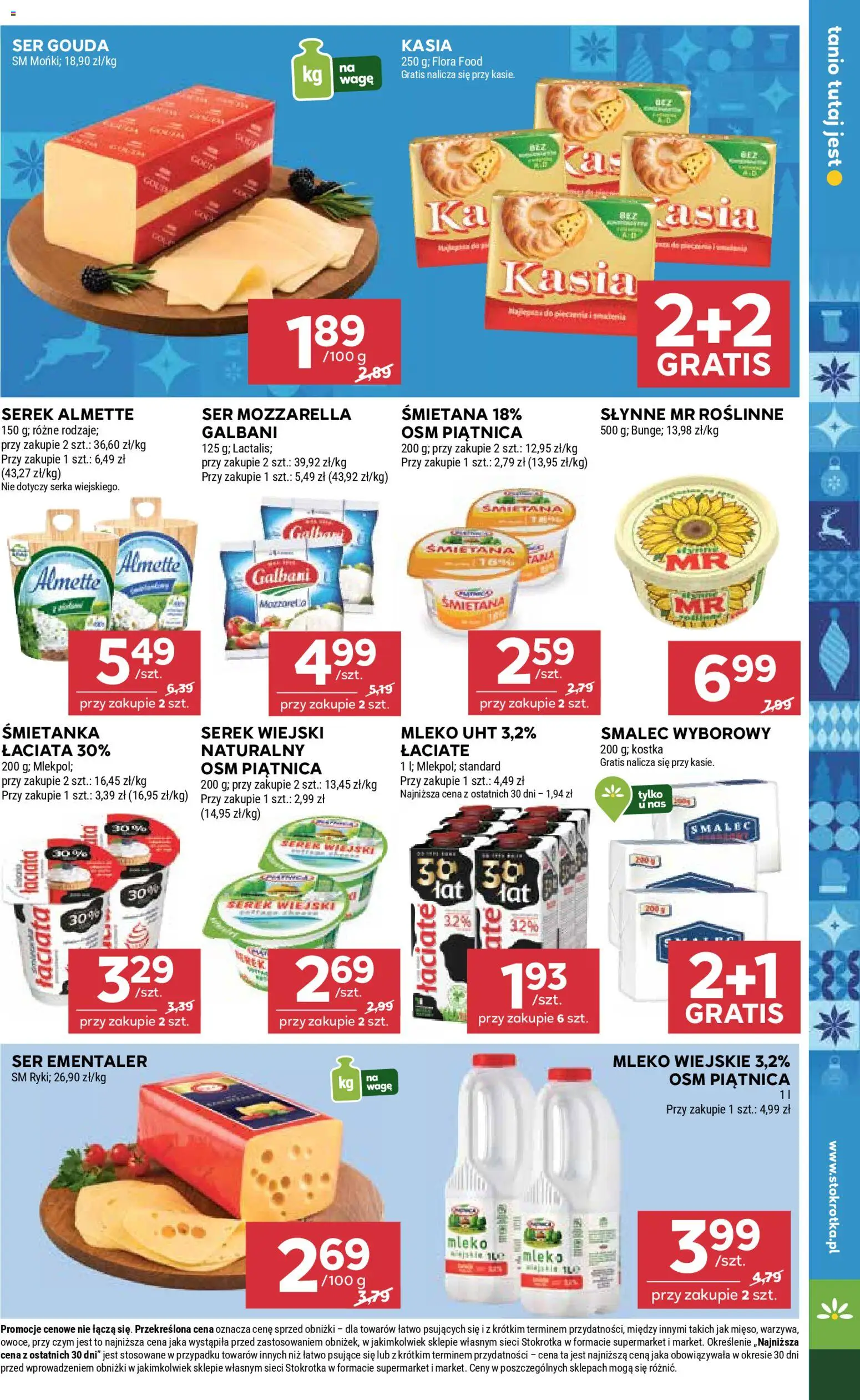 Stokrotka Gazetka - Market od 18.12.2025 | Strona: 17 | Produkty: Stokrotka, Ser, Mozzarella, Ser gouda