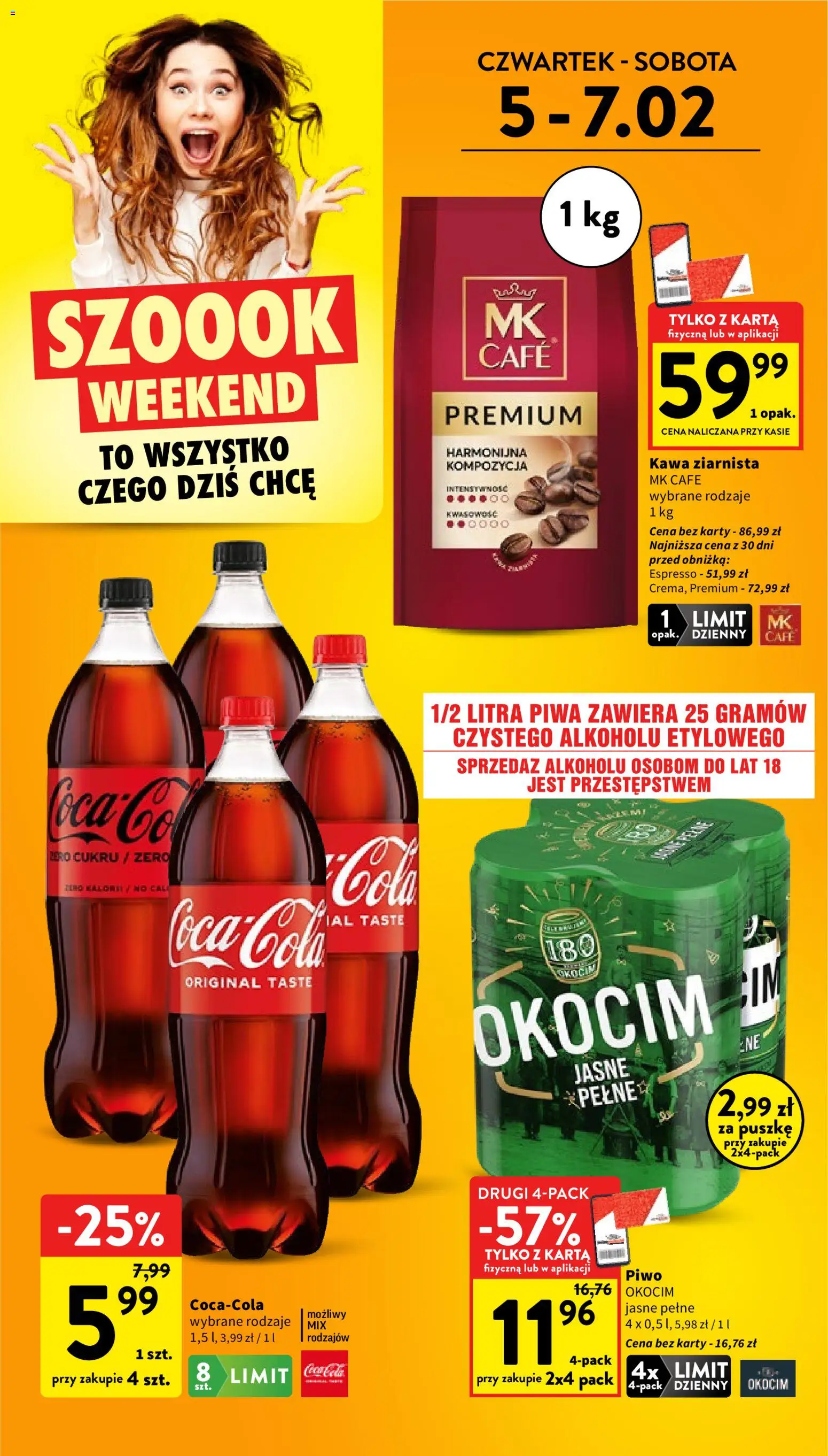 Intermarche Gazetka od 05.02.2026 | Strona: 4 | Produkty: Karta, Kawa ziarnista, Kawa, Piwo