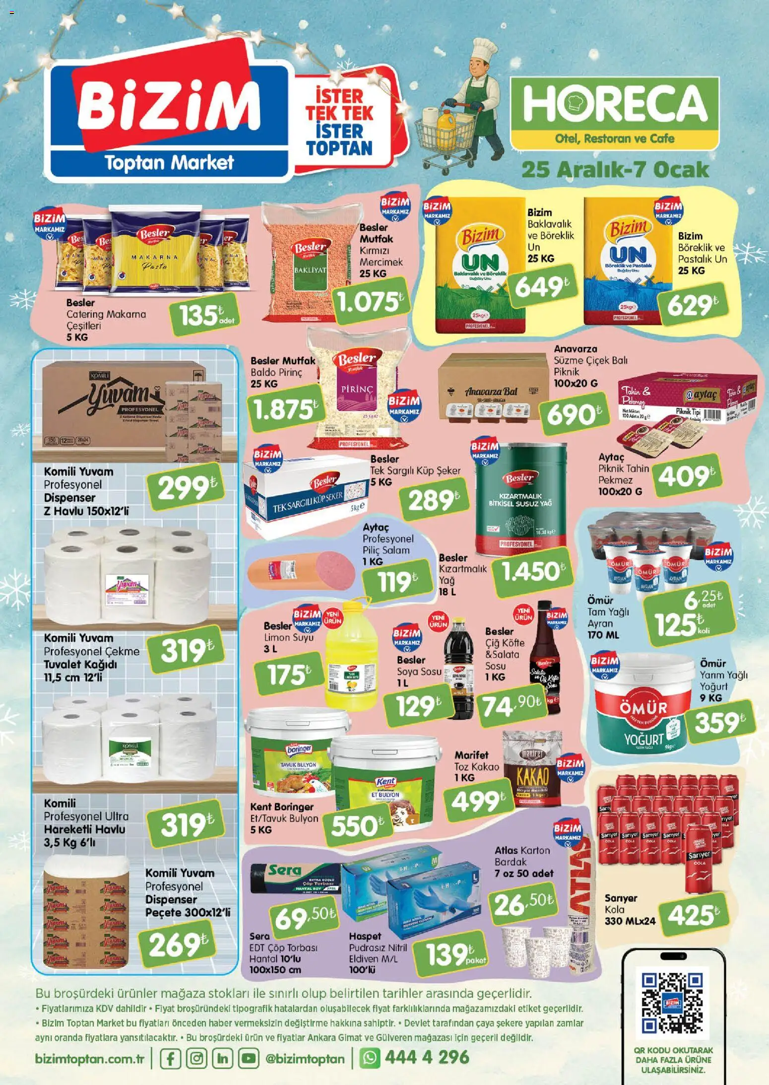 Bizim Toptan - Horeca kataloğu - 25.12.2025 tarihinden itibaren geçerlidir | Sayfa: 2 | Ürünler: Yağ, Soya sosu, Limon, Eldiven