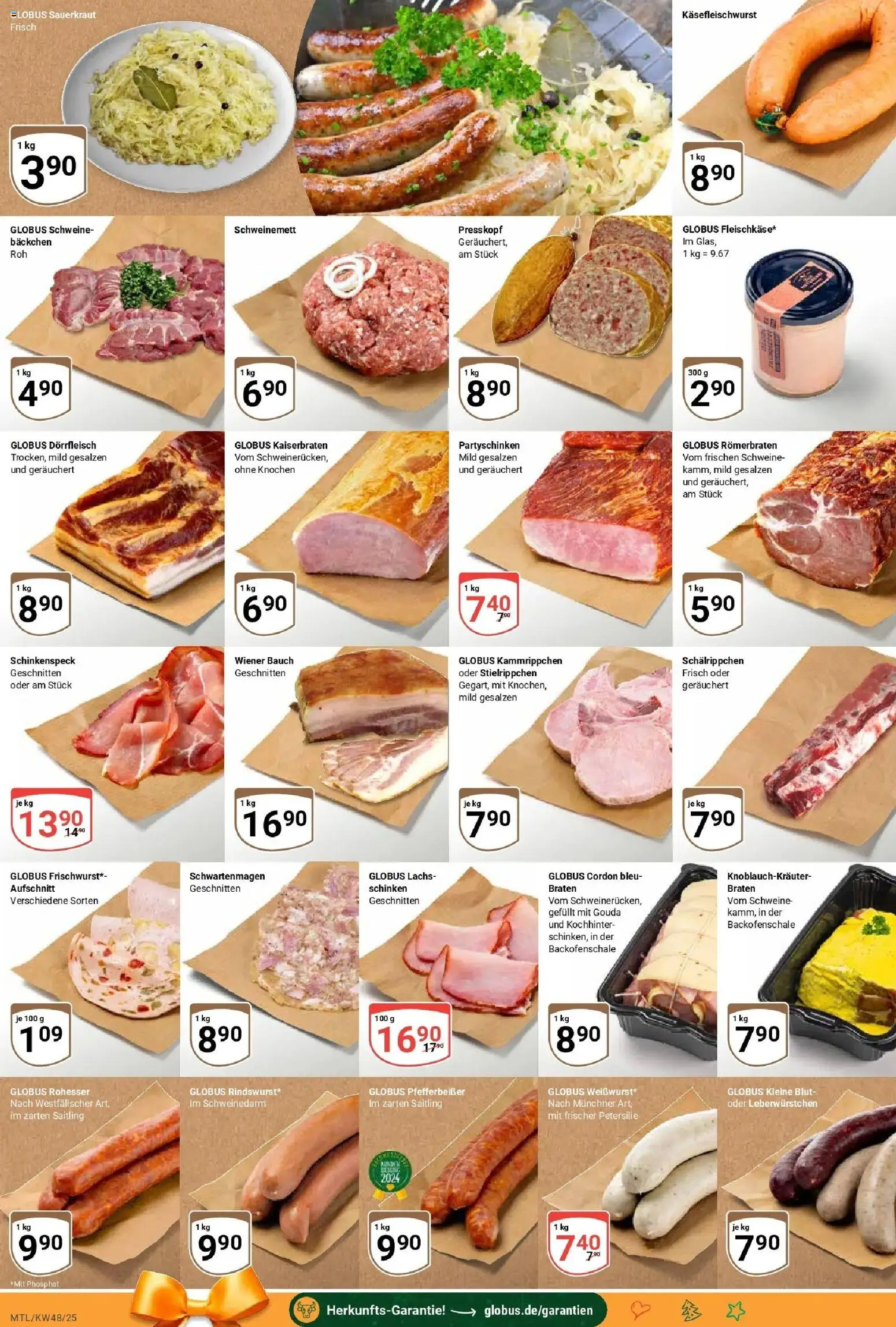 Globus prospekt Maintal-Dörnigheim	 – gültig ab 23.11.2025 | Seite: 9 | Produkte: Gouda, Lachs, Petersilie, Schinken