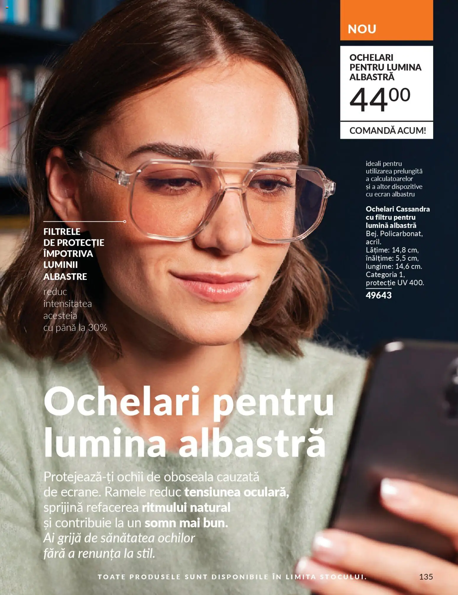 Noul catalog Avon – valabil de la 01.01.2026 | Pagină: 137 | Produse: Tavuk suyu, Ochelari