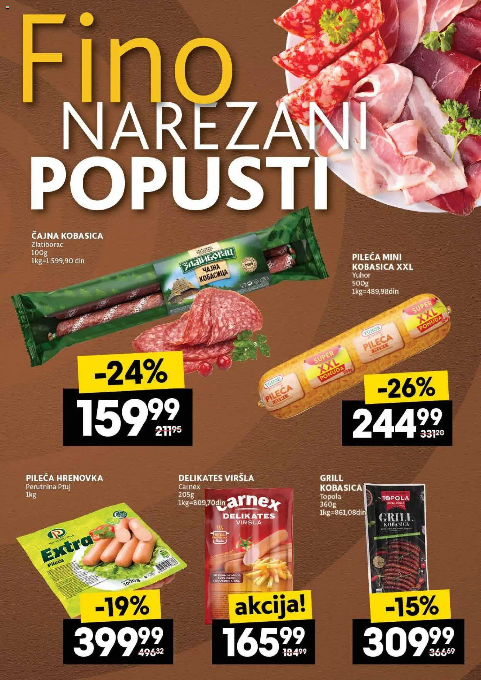 Roda katalog - važi od 23.10.2025 | Strana: 7 | Proizvode: Perutnina Ptuj, Kobasica