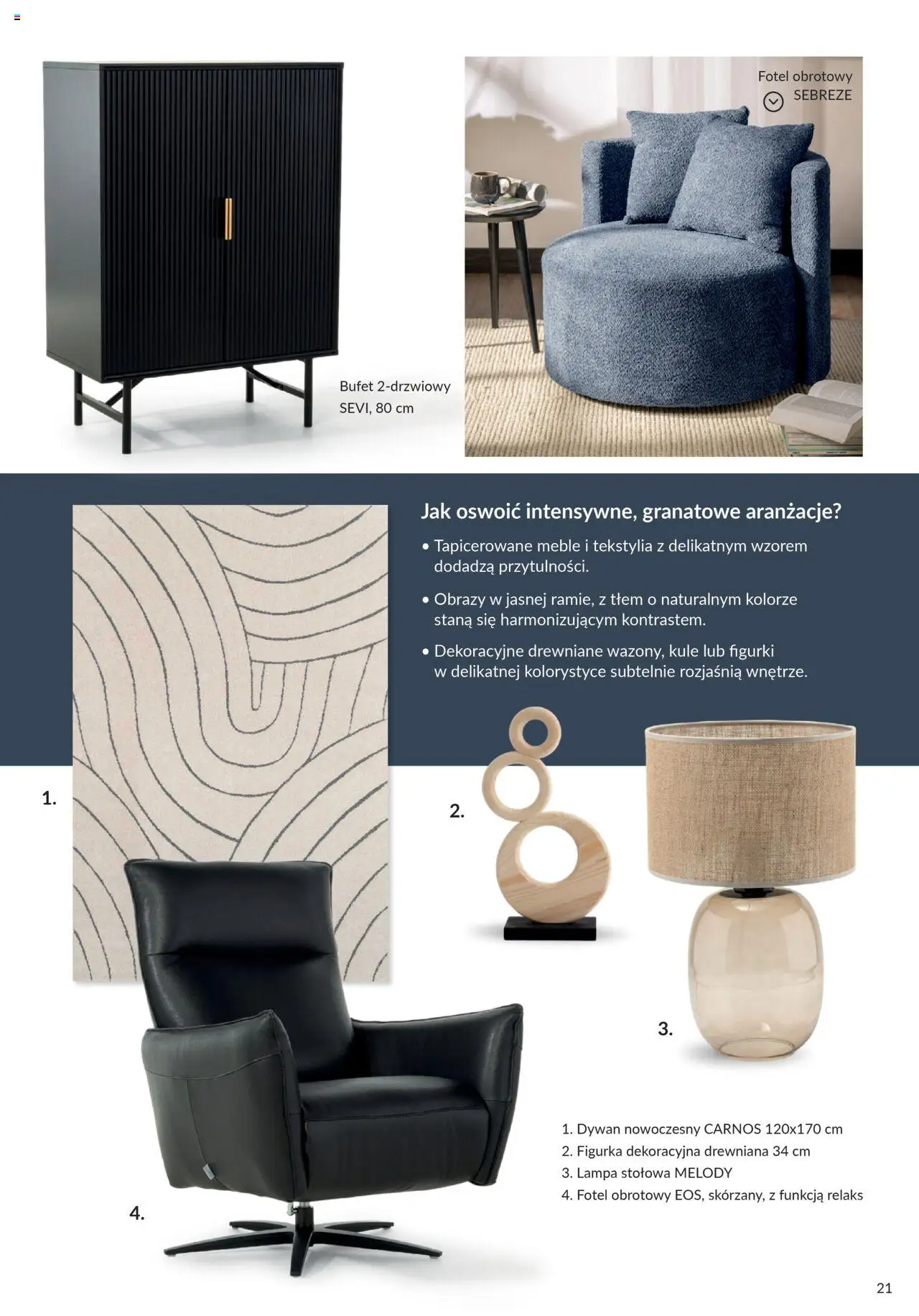 Salony Agata Gazetka - Trendbook od 21.03.2025 | Strona: 21 | Produkty: Fotel, Dywan, Lampa, Tekstylia
